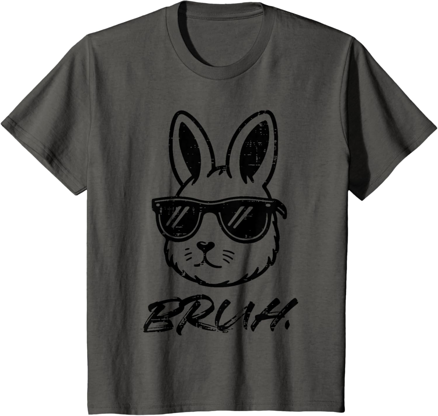 Easter Bruh Bunny Sunglasses Funny Meme Men Boys Kids Teens T-Shirt