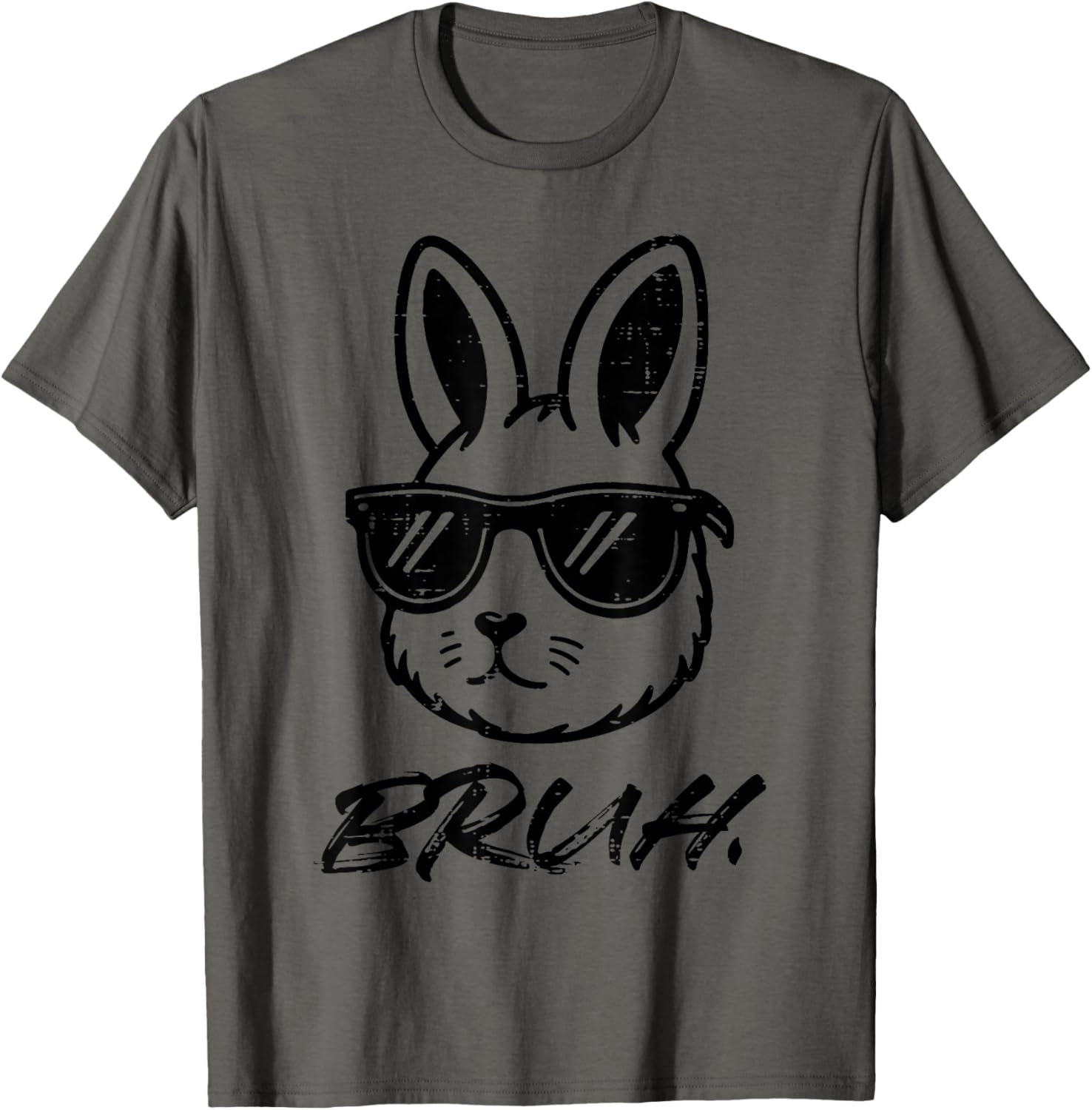 Easter Bruh Bunny Sunglasses Funny Meme Men Boys Kids Teens T-Shirt