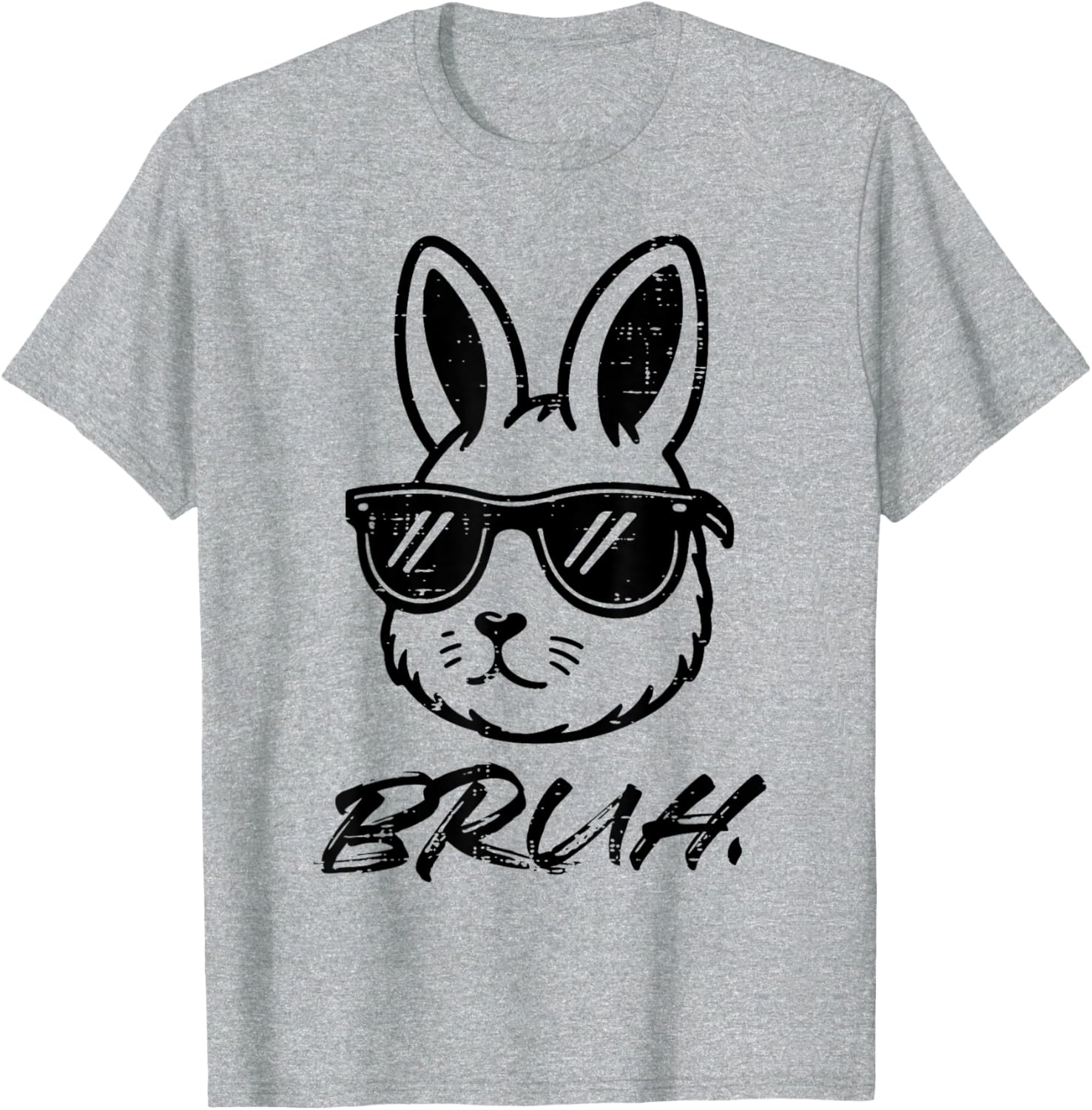 Easter Bruh Bunny Sunglasses Funny Meme Men Boys Kids Teens T-Shirt