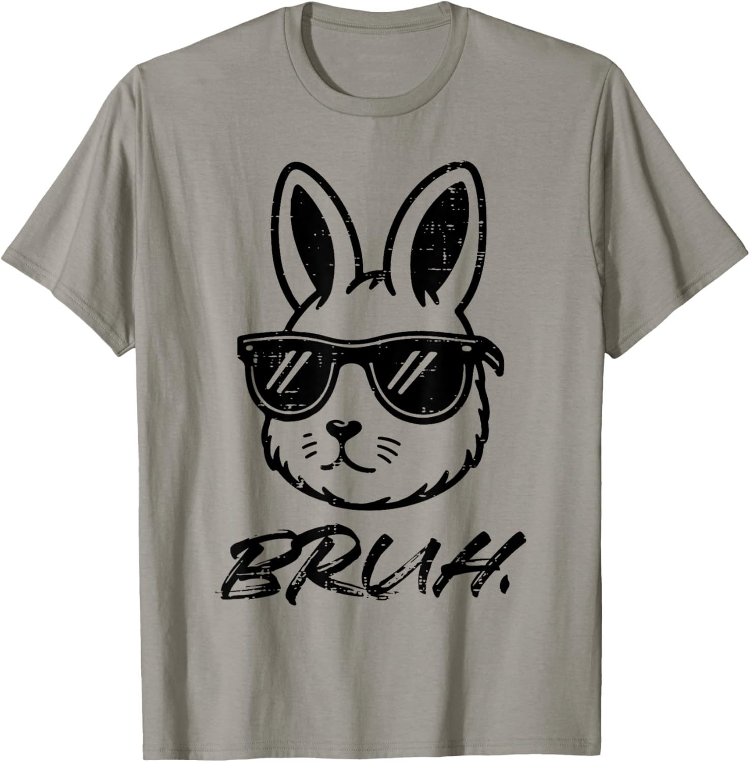 Easter Bruh Bunny Sunglasses Funny Meme Men Boys Kids Teens T-Shirt