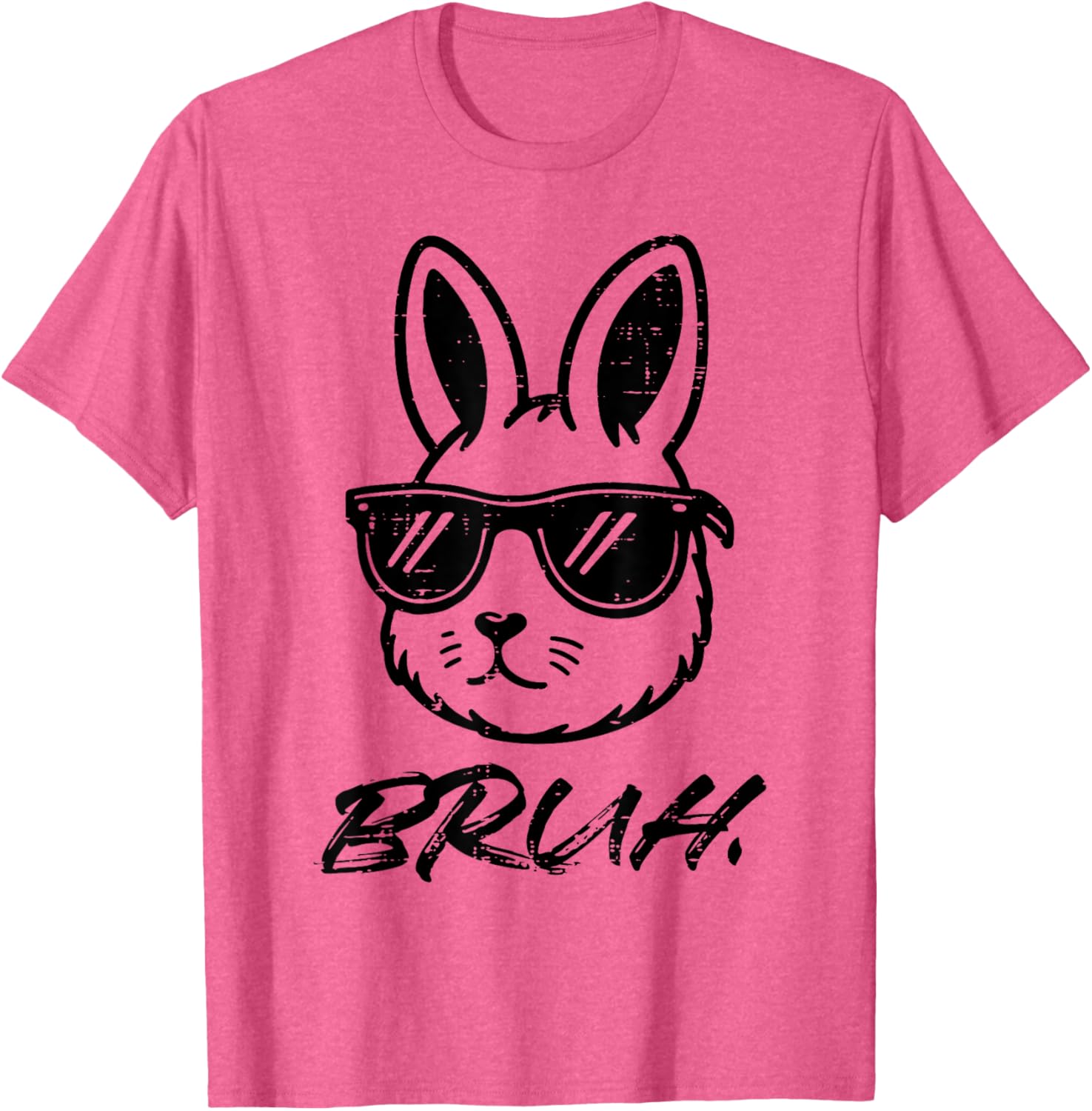 Easter Bruh Bunny Sunglasses Funny Meme Men Boys Kids Teens T-Shirt