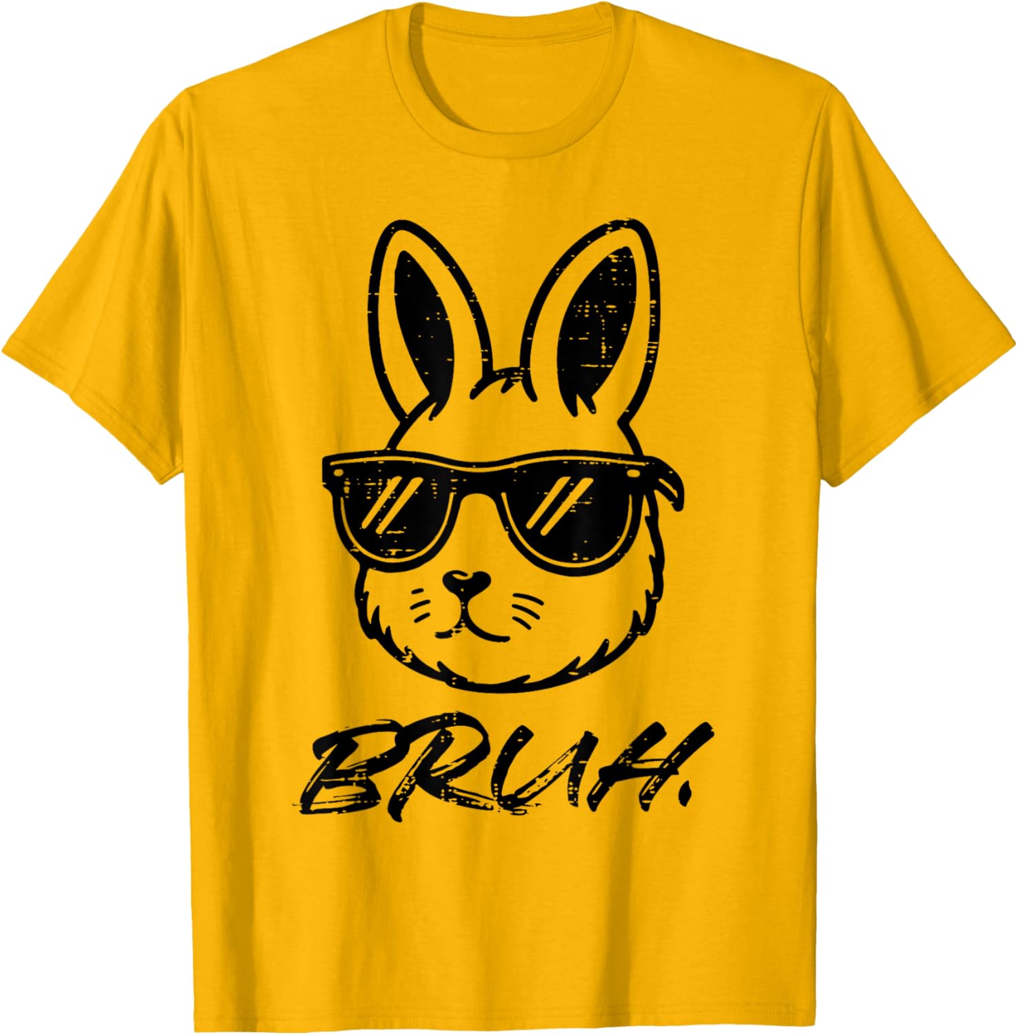 Easter Bruh Bunny Sunglasses Funny Meme Men Boys Kids Teens T-Shirt