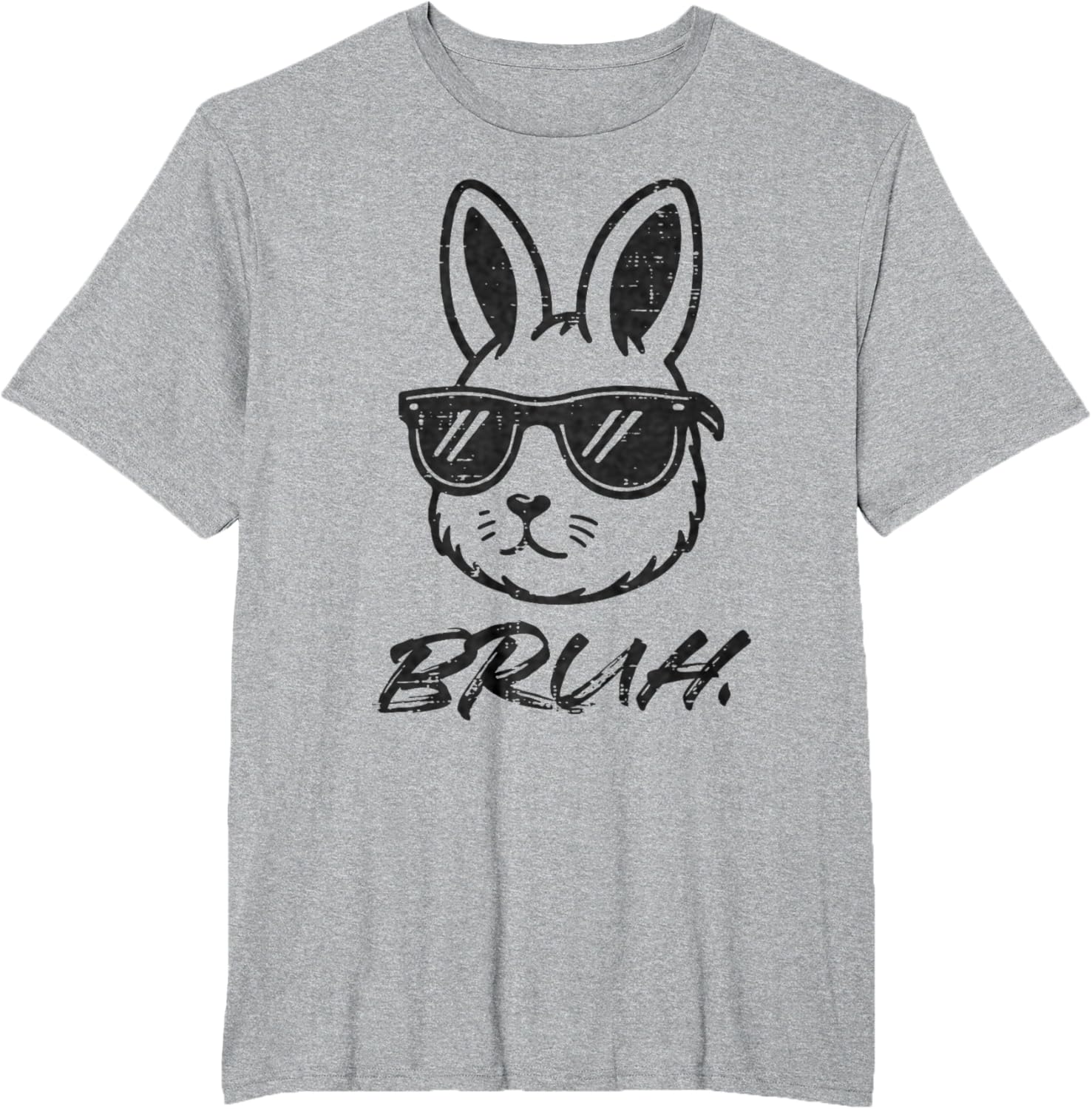 Easter Bruh Bunny Sunglasses Funny Meme Men Boys Kids Teens T-Shirt