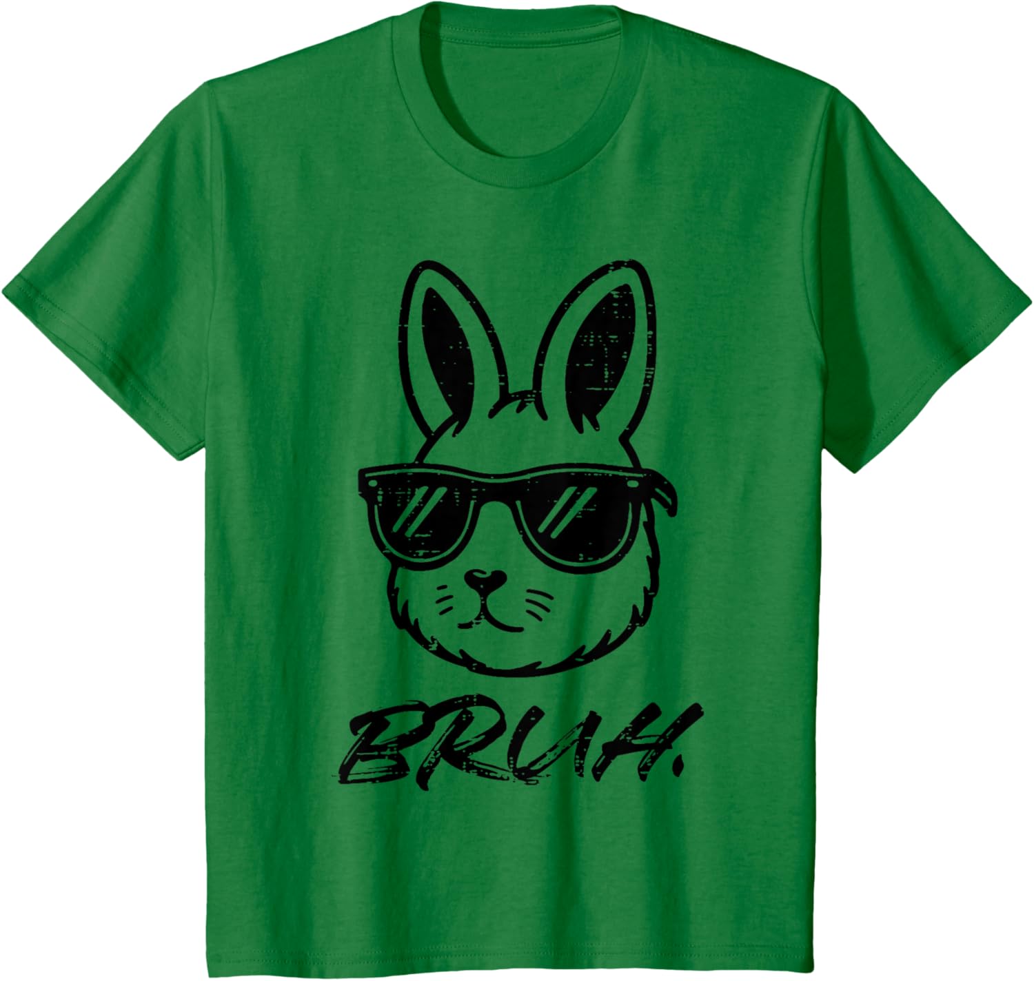 Easter Bruh Bunny Sunglasses Funny Meme Men Boys Kids Teens T-Shirt