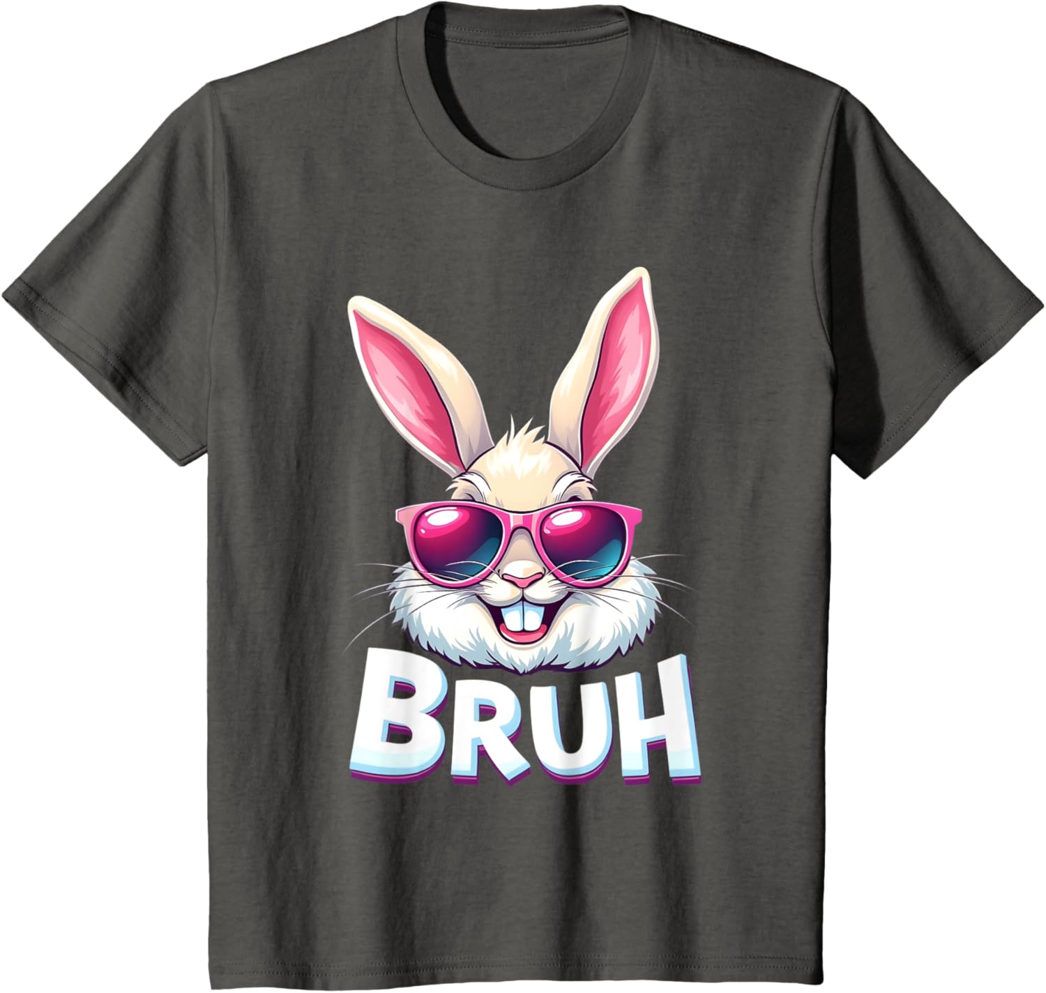 Easter Bunny Bruh - Funny Face Bunny - Easter Bruh Meme T-Shirt