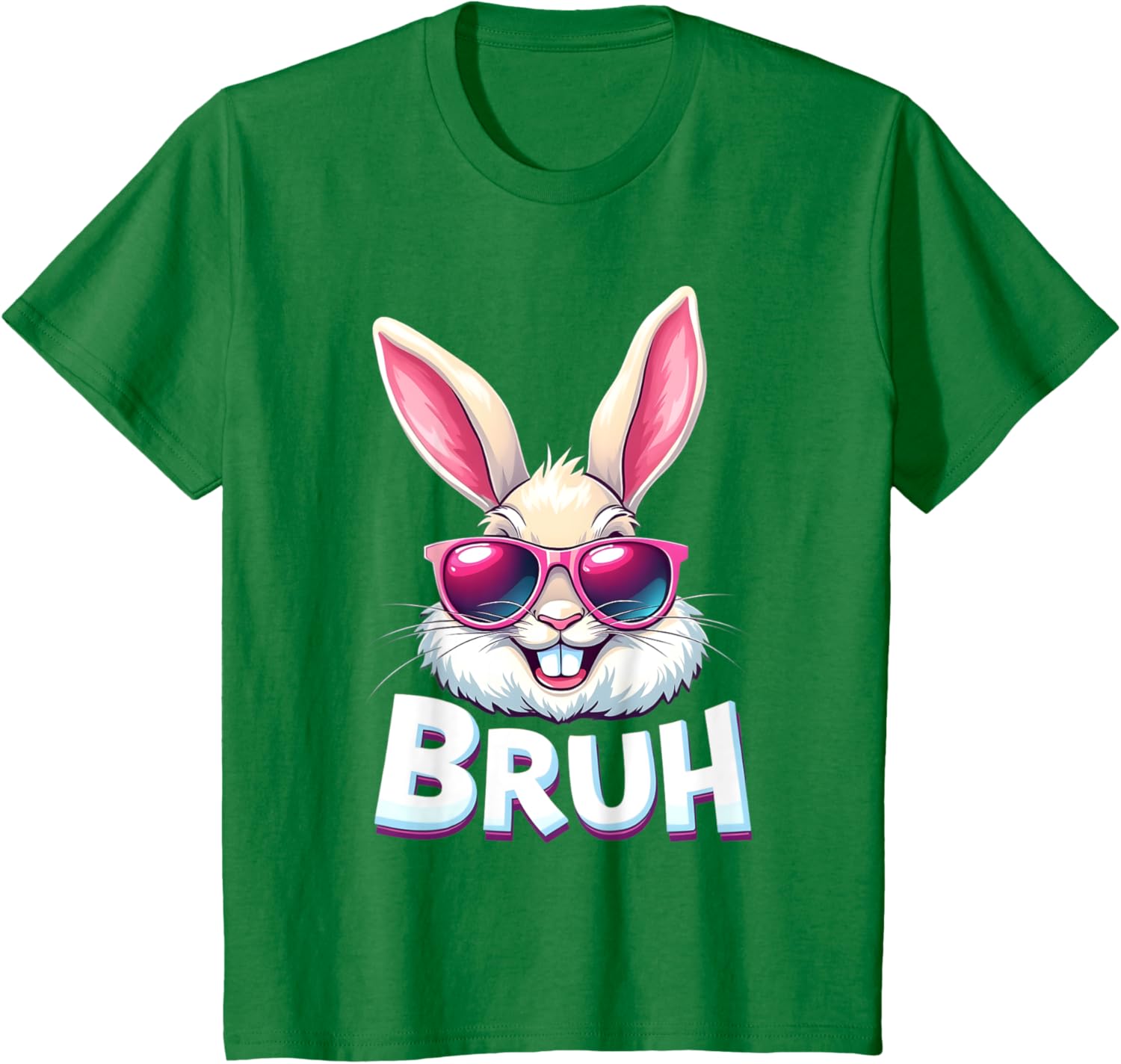 Easter Bunny Bruh - Funny Face Bunny - Easter Bruh Meme T-Shirt