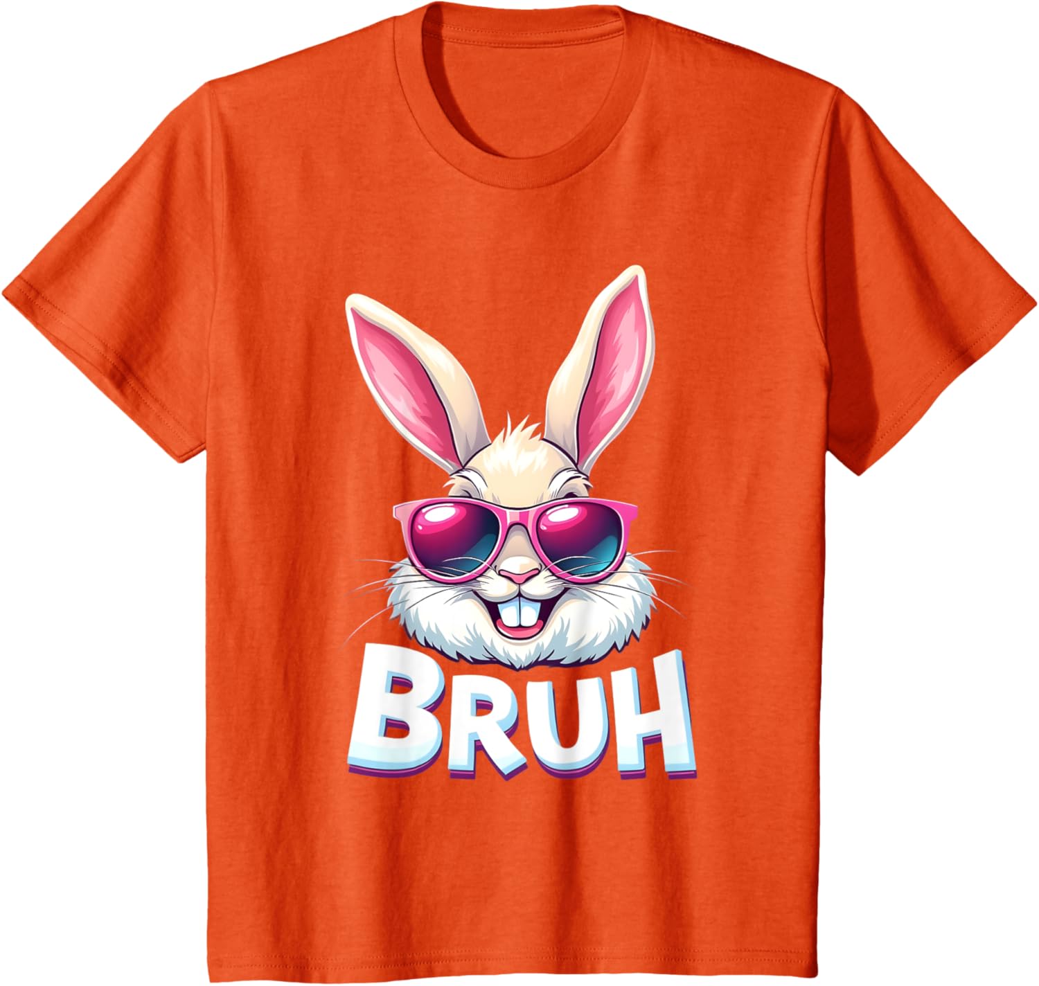 Easter Bunny Bruh - Funny Face Bunny - Easter Bruh Meme T-Shirt