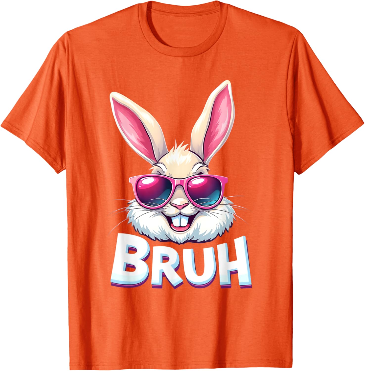 Easter Bunny Bruh - Funny Face Bunny - Easter Bruh Meme T-Shirt