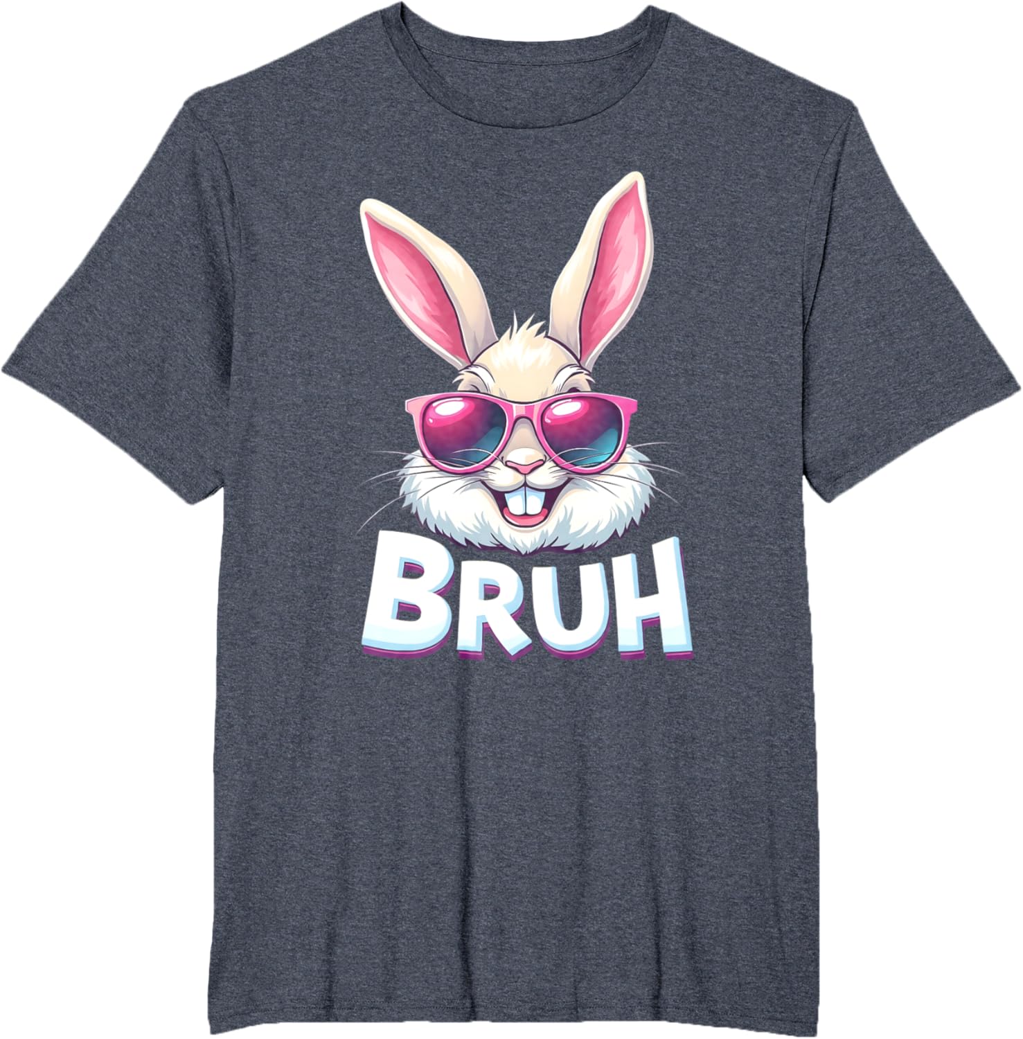 Easter Bunny Bruh - Funny Face Bunny - Easter Bruh Meme T-Shirt