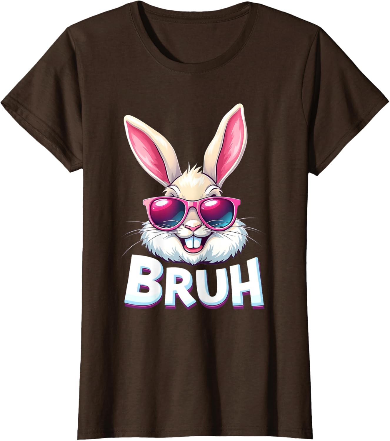 Easter Bunny Bruh - Funny Face Bunny - Easter Bruh Meme T-Shirt