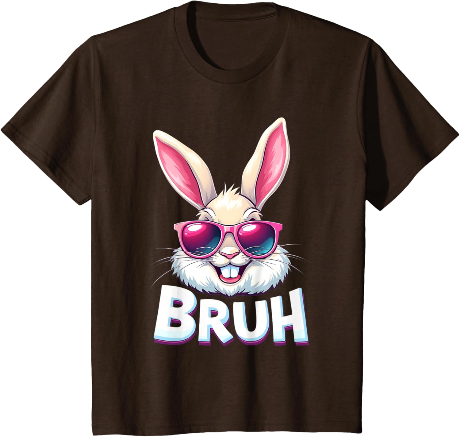 Easter Bunny Bruh - Funny Face Bunny - Easter Bruh Meme T-Shirt