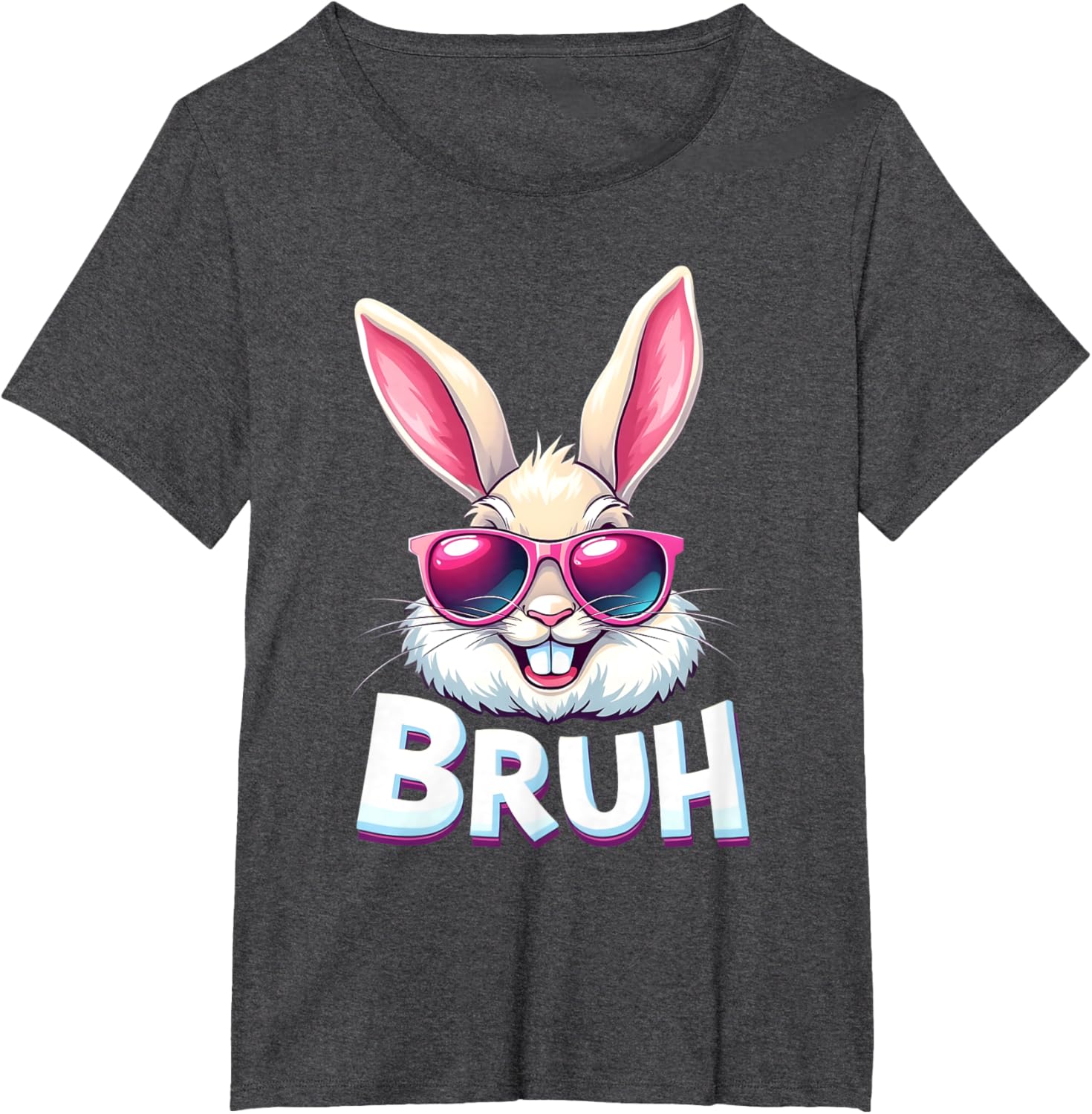 Easter Bunny Bruh - Funny Face Bunny - Easter Bruh Meme T-Shirt