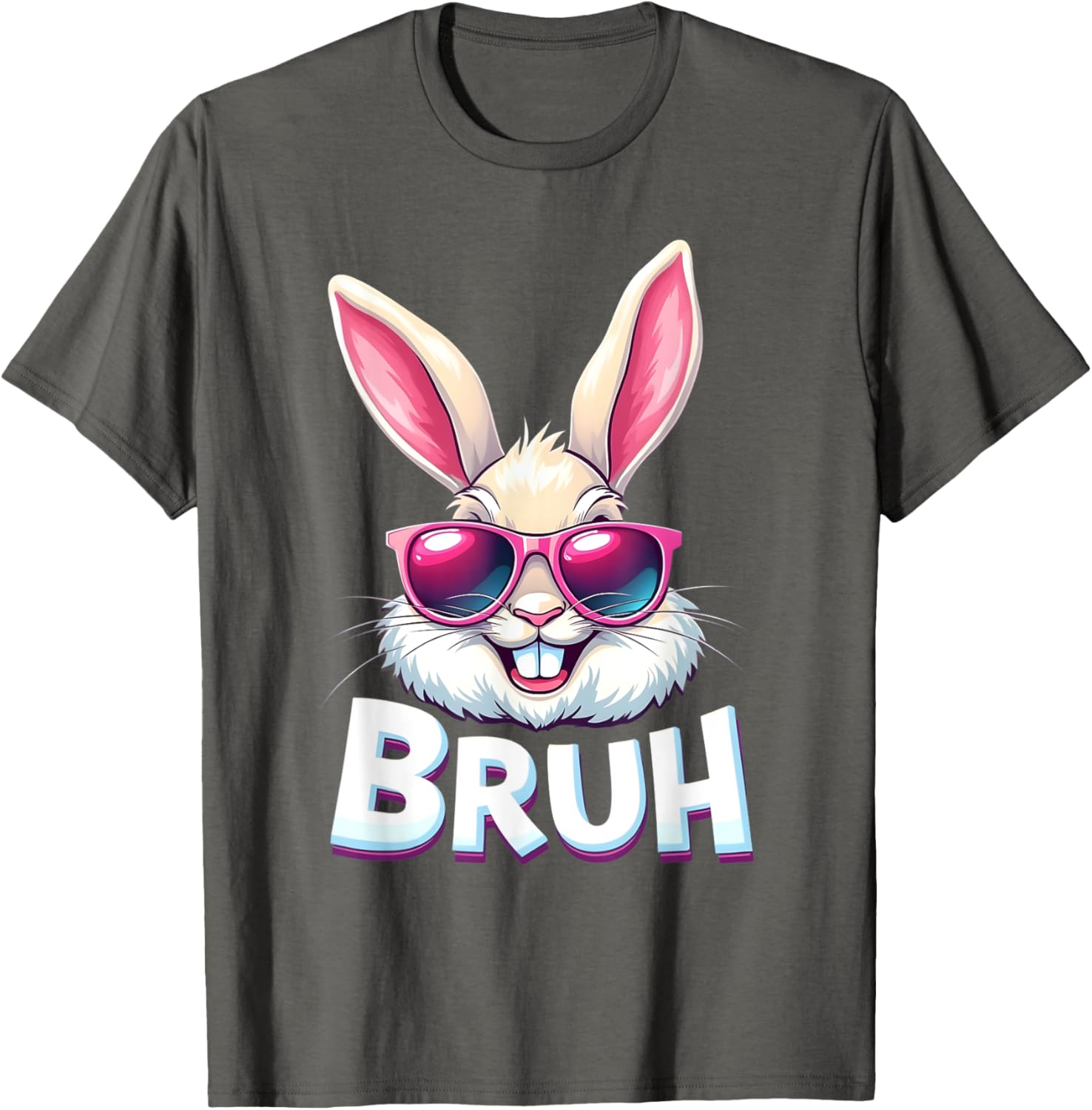 Easter Bunny Bruh - Funny Face Bunny - Easter Bruh Meme T-Shirt