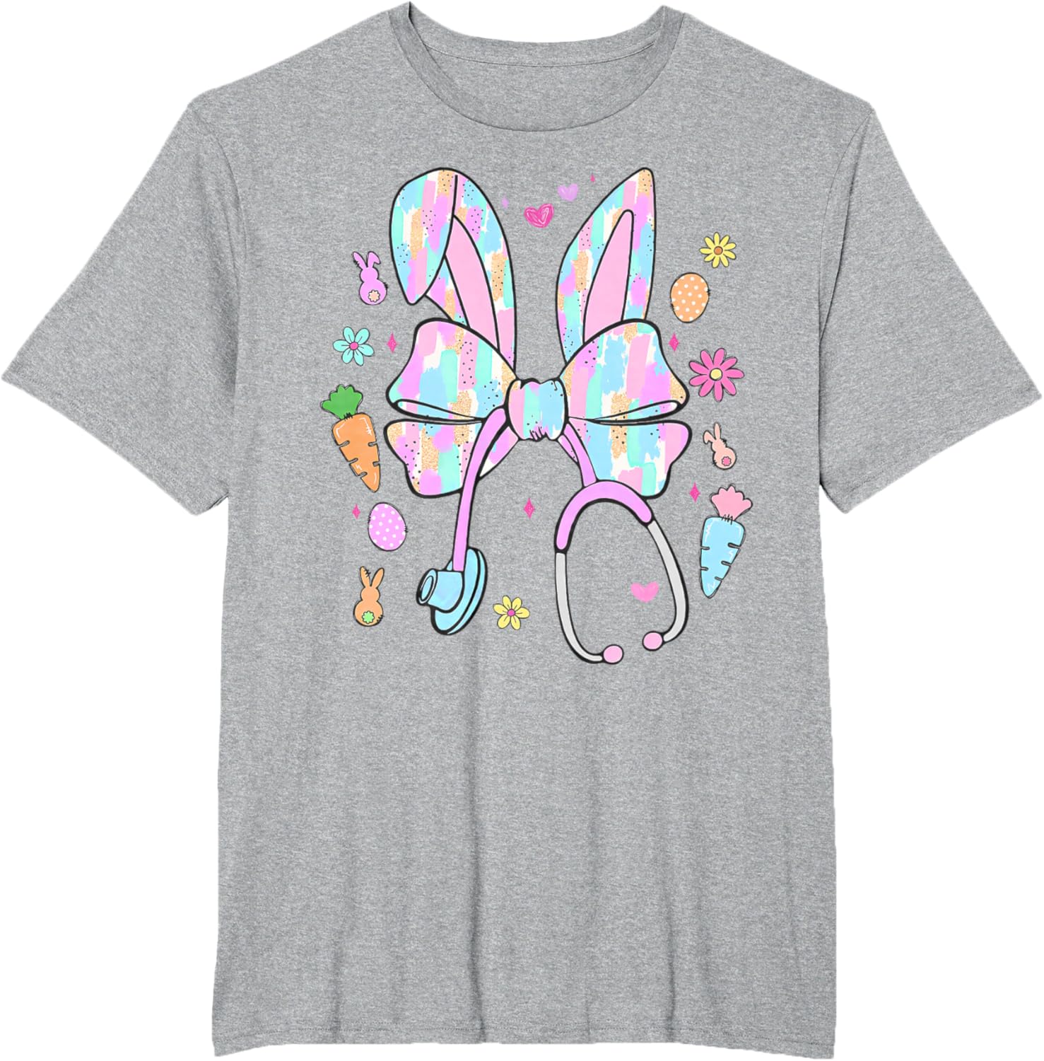 Easter Bunny Nurse Coquette Hologram T-Shirt