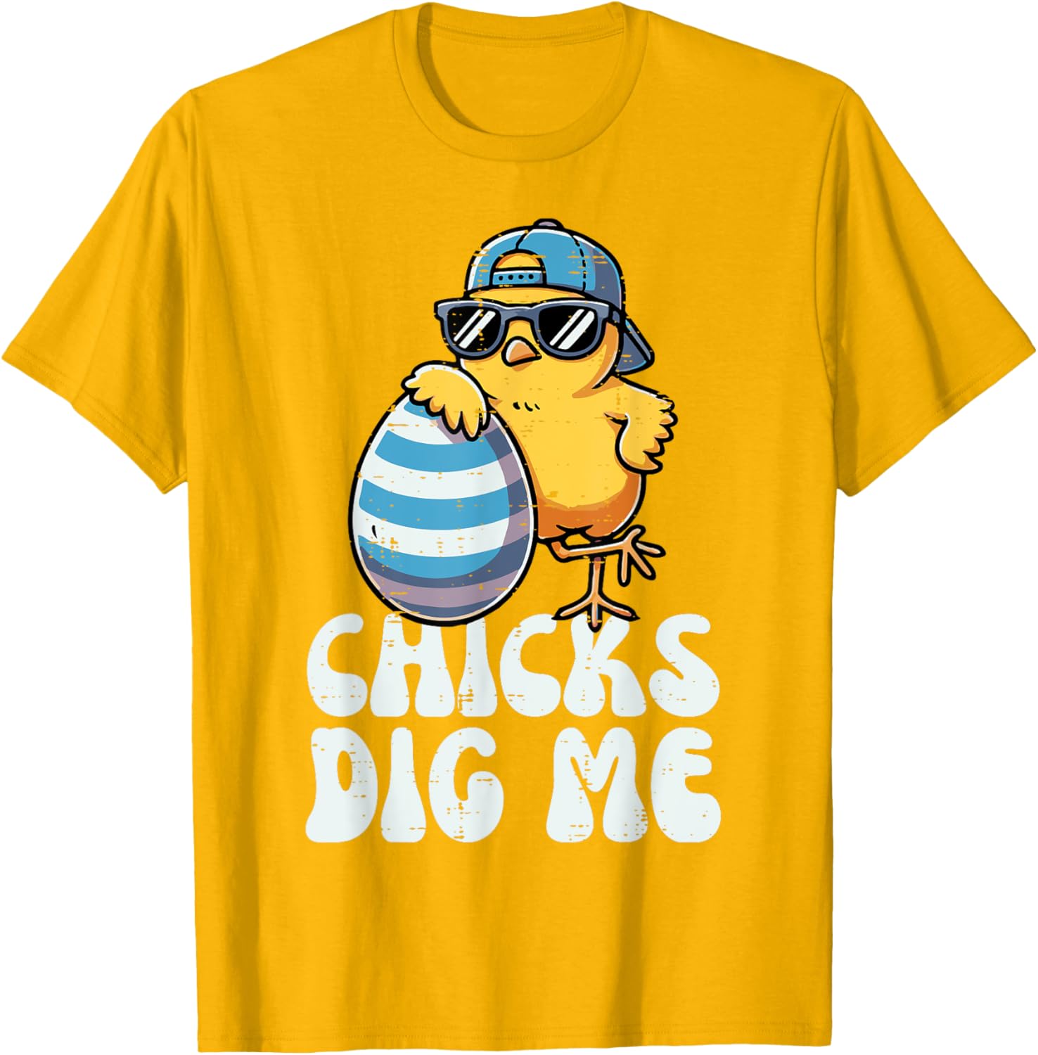 Easter Chicks Dig Me Cute Egg Hunt Toddler Boys Kids Youth T-Shirt