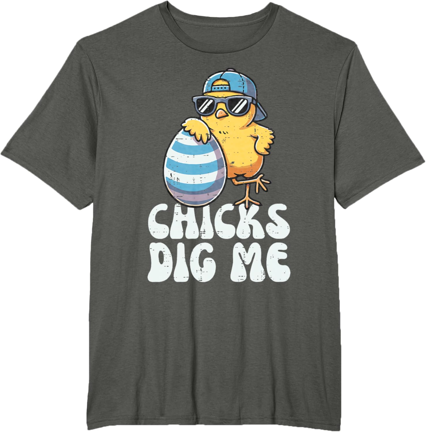 Easter Chicks Dig Me Cute Egg Hunt Toddler Boys Kids Youth T-Shirt