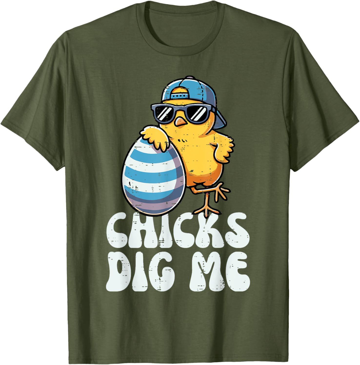 Easter Chicks Dig Me Cute Egg Hunt Toddler Boys Kids Youth T-Shirt