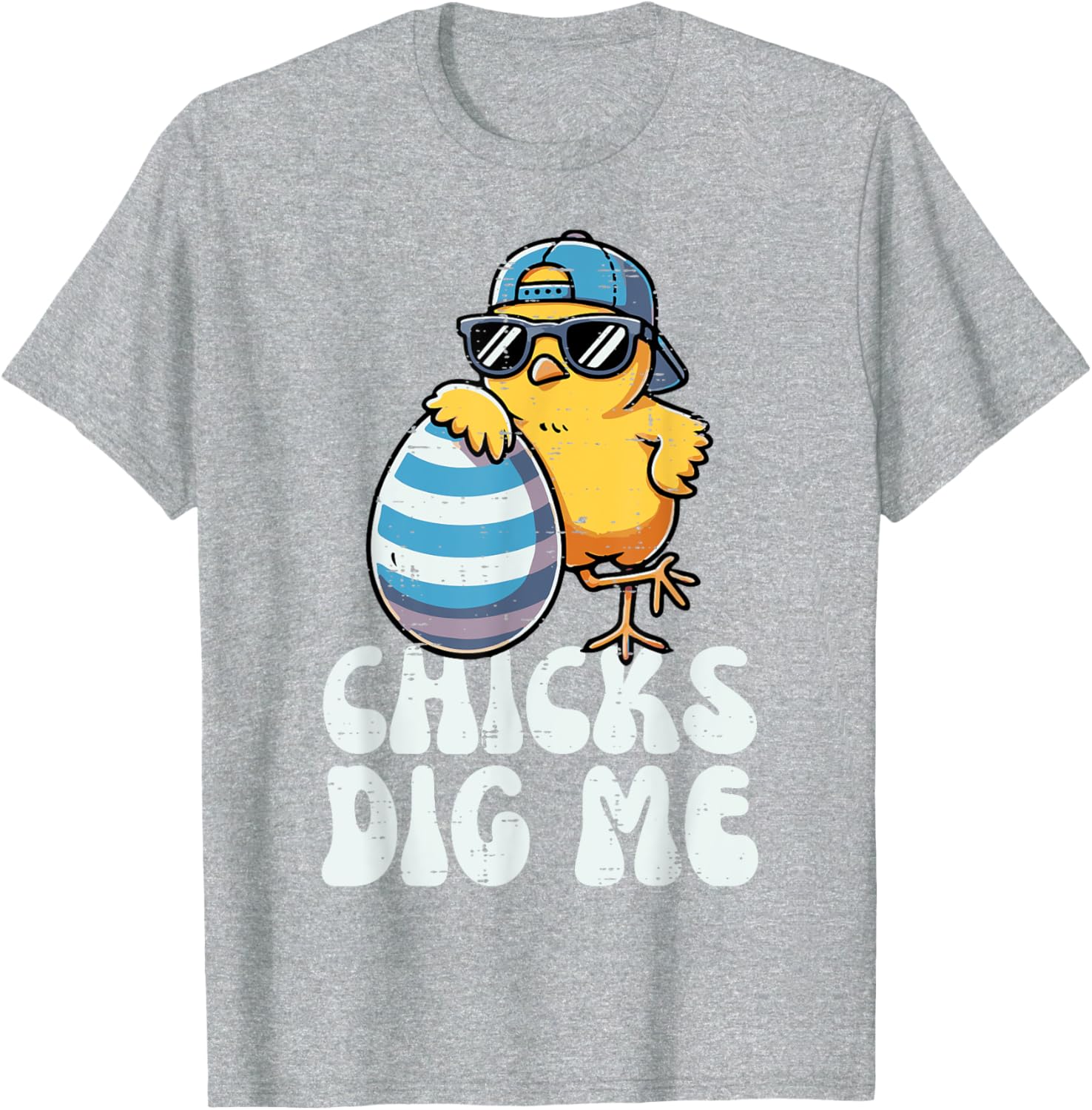 Easter Chicks Dig Me Cute Egg Hunt Toddler Boys Kids Youth T-Shirt