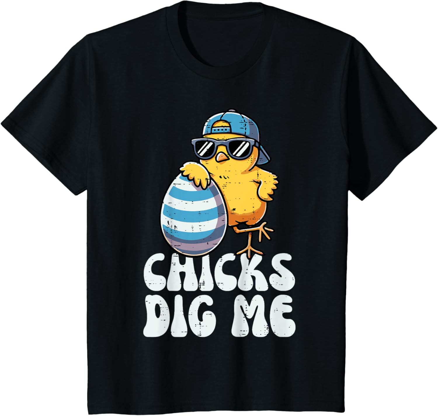 Easter Chicks Dig Me Cute Egg Hunt Toddler Boys Kids Youth T-Shirt