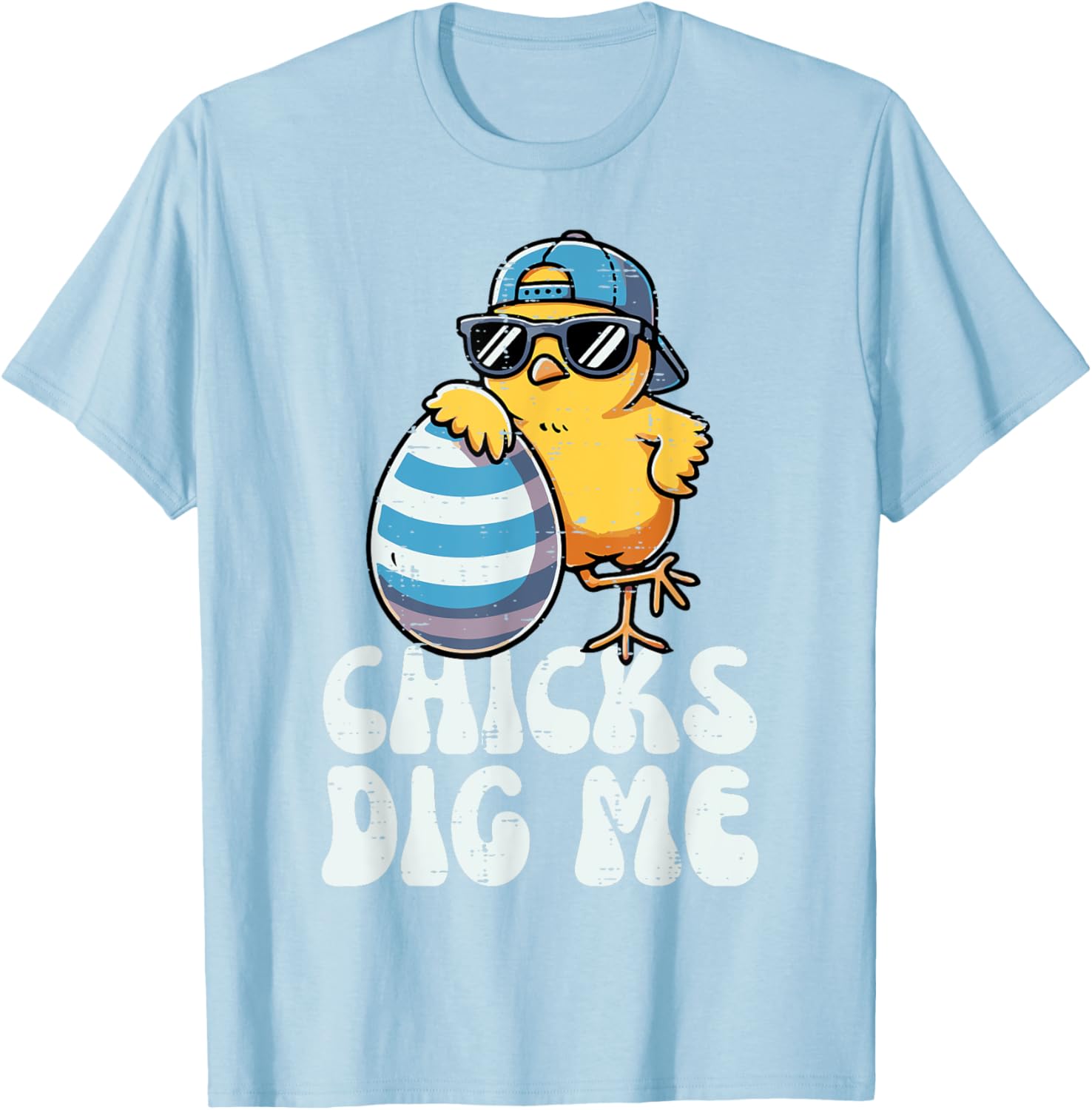 Easter Chicks Dig Me Cute Egg Hunt Toddler Boys Kids Youth T-Shirt