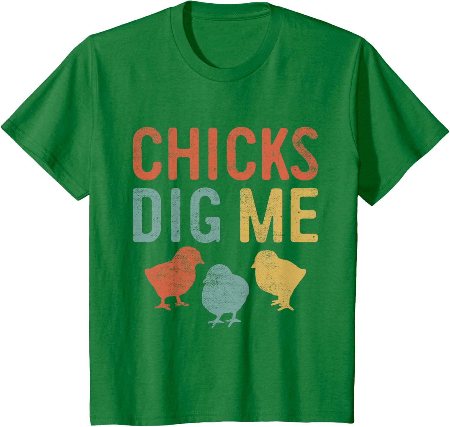 Easter Chicks Dig Me Retro Vintage Chickens Spring Gift T-Shirt