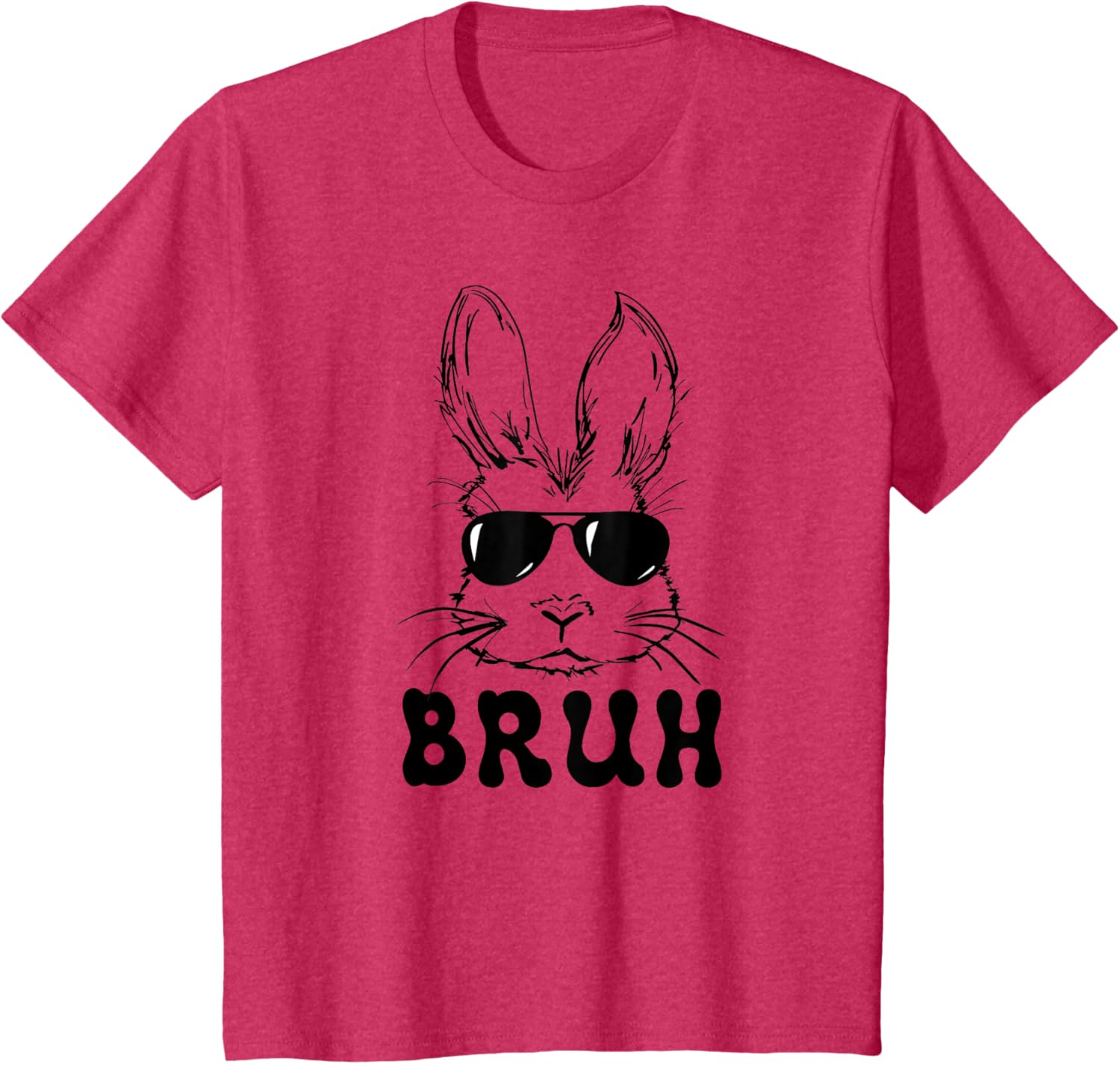 Easter Day Bruh Bunny With Sunglasses Men Boys Kids Easter T-Shirt