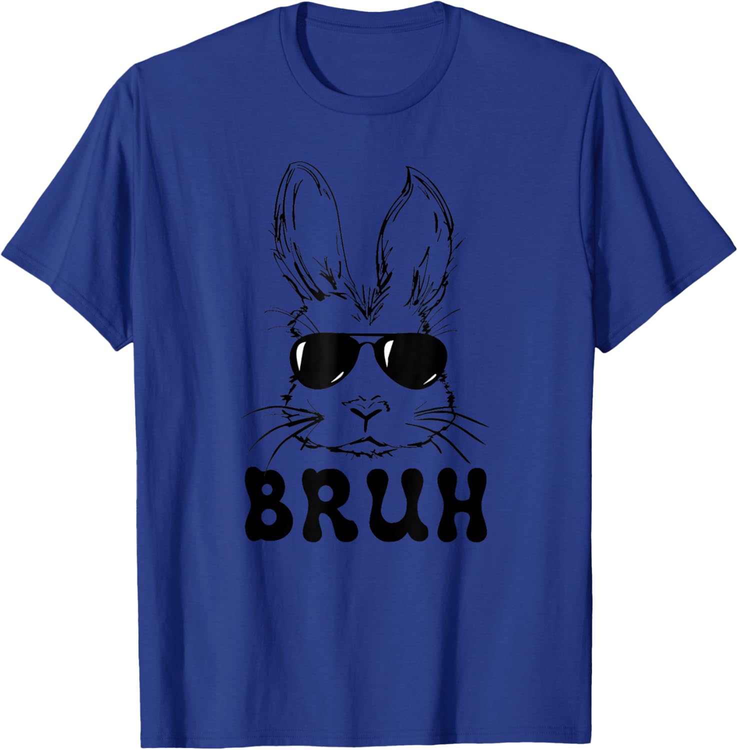 Easter Day Bruh Bunny With Sunglasses Men Boys Kids Easter T-Shirt