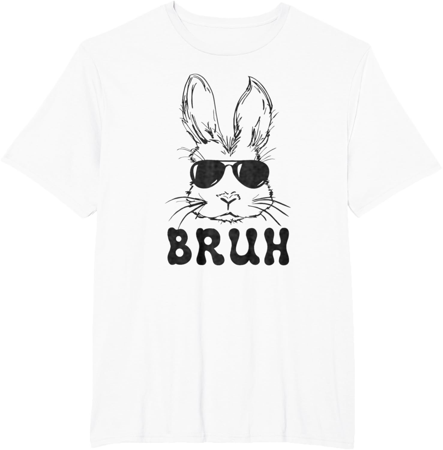 Easter Day Bruh Bunny With Sunglasses Men Boys Kids Easter T-Shirt