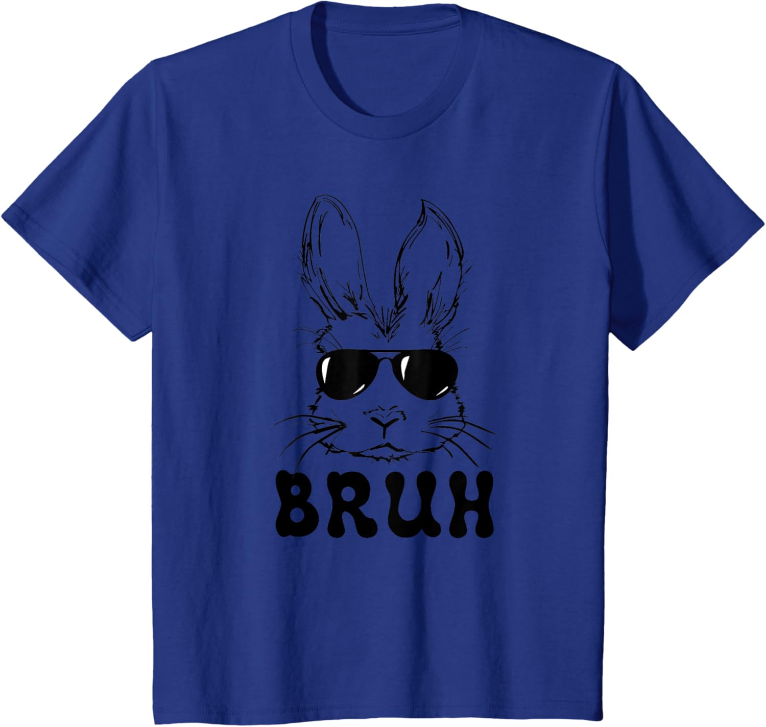 Easter Day Bruh Bunny With Sunglasses Men Boys Kids Easter T-Shirt