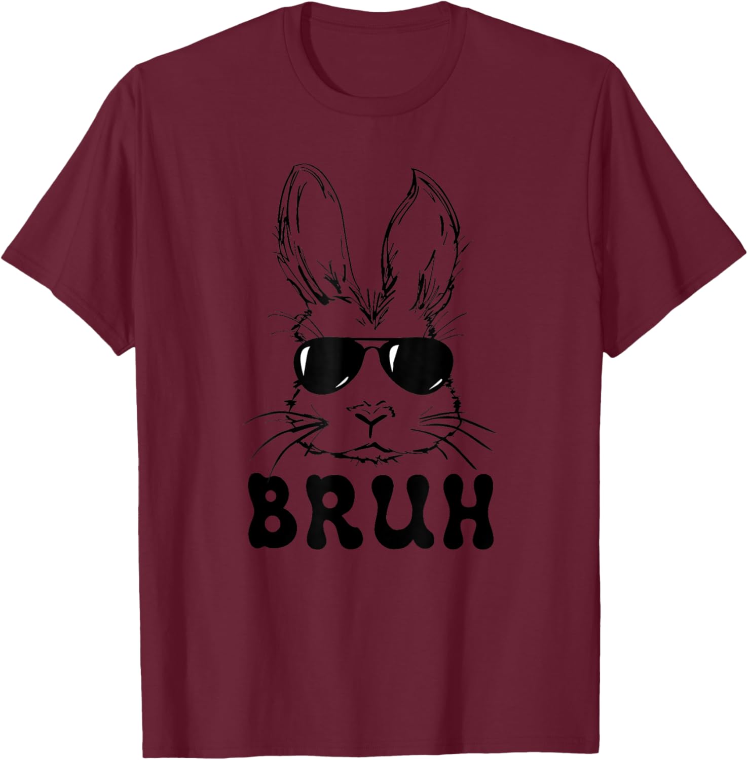 Easter Day Bruh Bunny With Sunglasses Men Boys Kids Easter T-Shirt