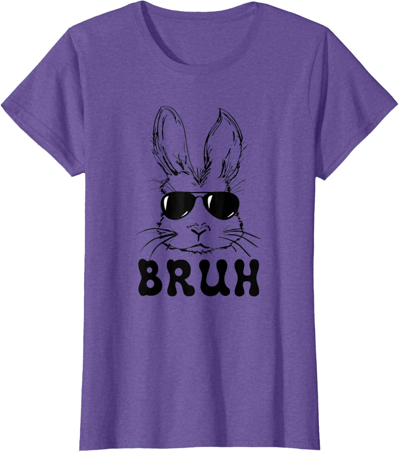 Easter Day Bruh Bunny With Sunglasses Men Boys Kids Easter T-Shirt