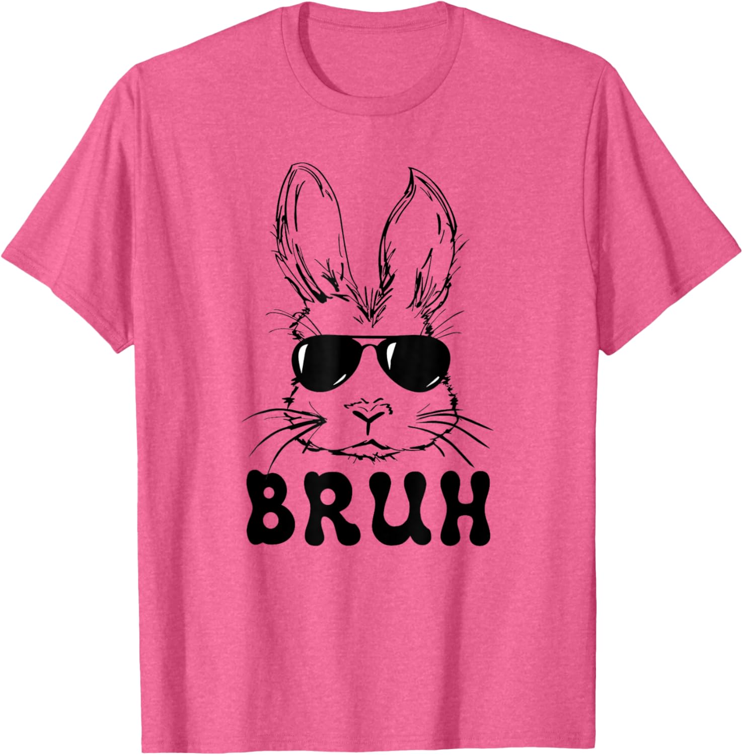 Easter Day Bruh Bunny With Sunglasses Men Boys Kids Easter T-Shirt