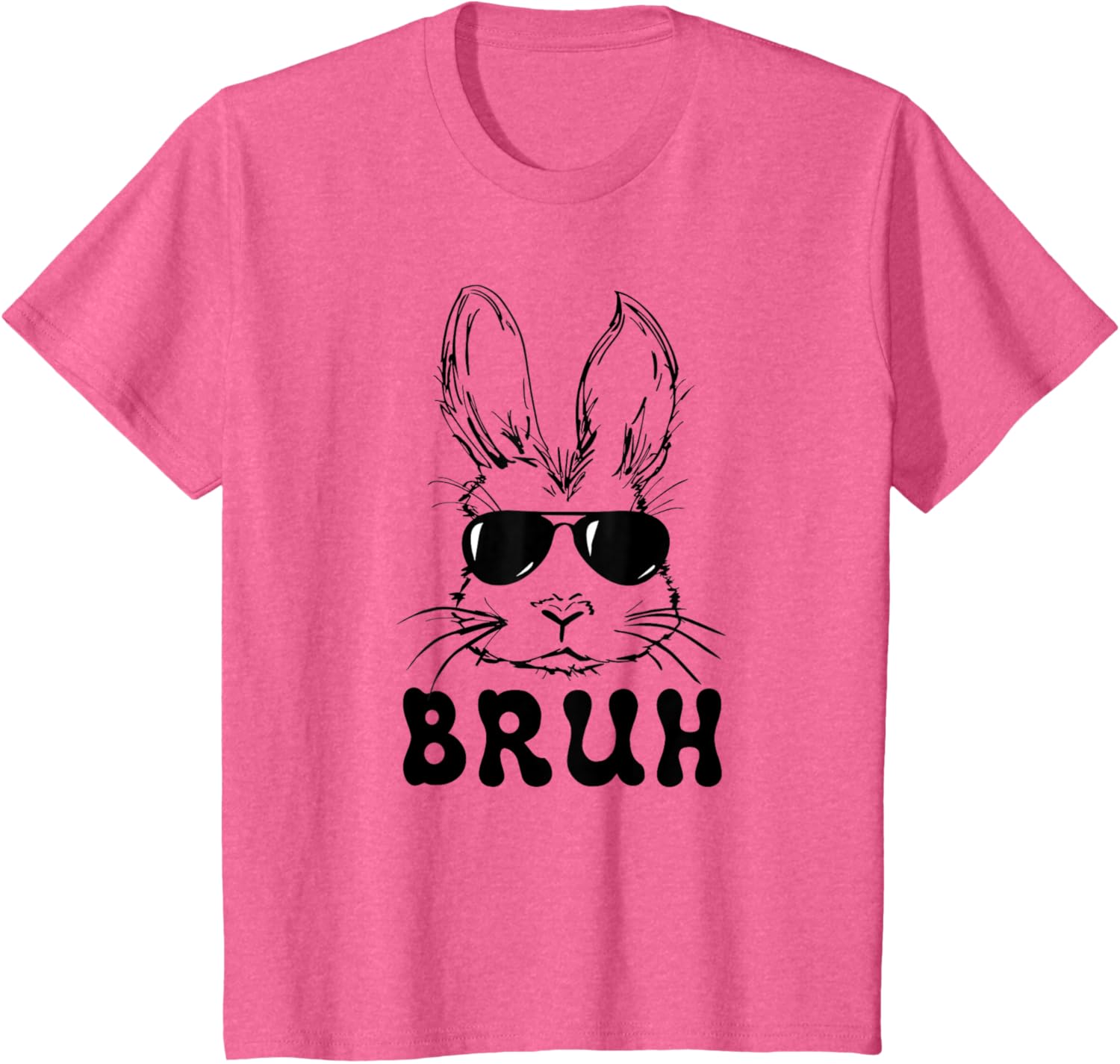 Easter Day Bruh Bunny With Sunglasses Men Boys Kids Easter T-Shirt