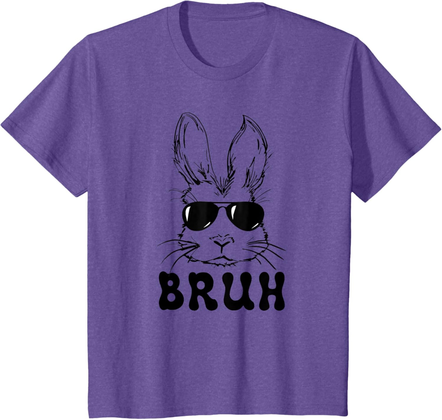 Easter Day Bruh Bunny With Sunglasses Men Boys Kids Easter T-Shirt