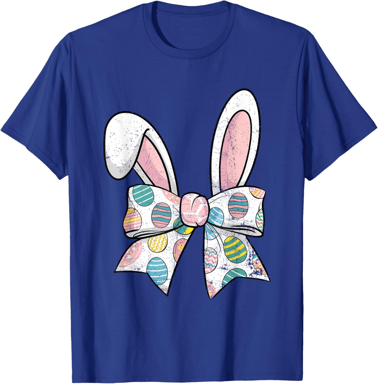 Easter Day Coquette Bow Cute Bunny Rabbit Girls Teens Kids T-Shirt