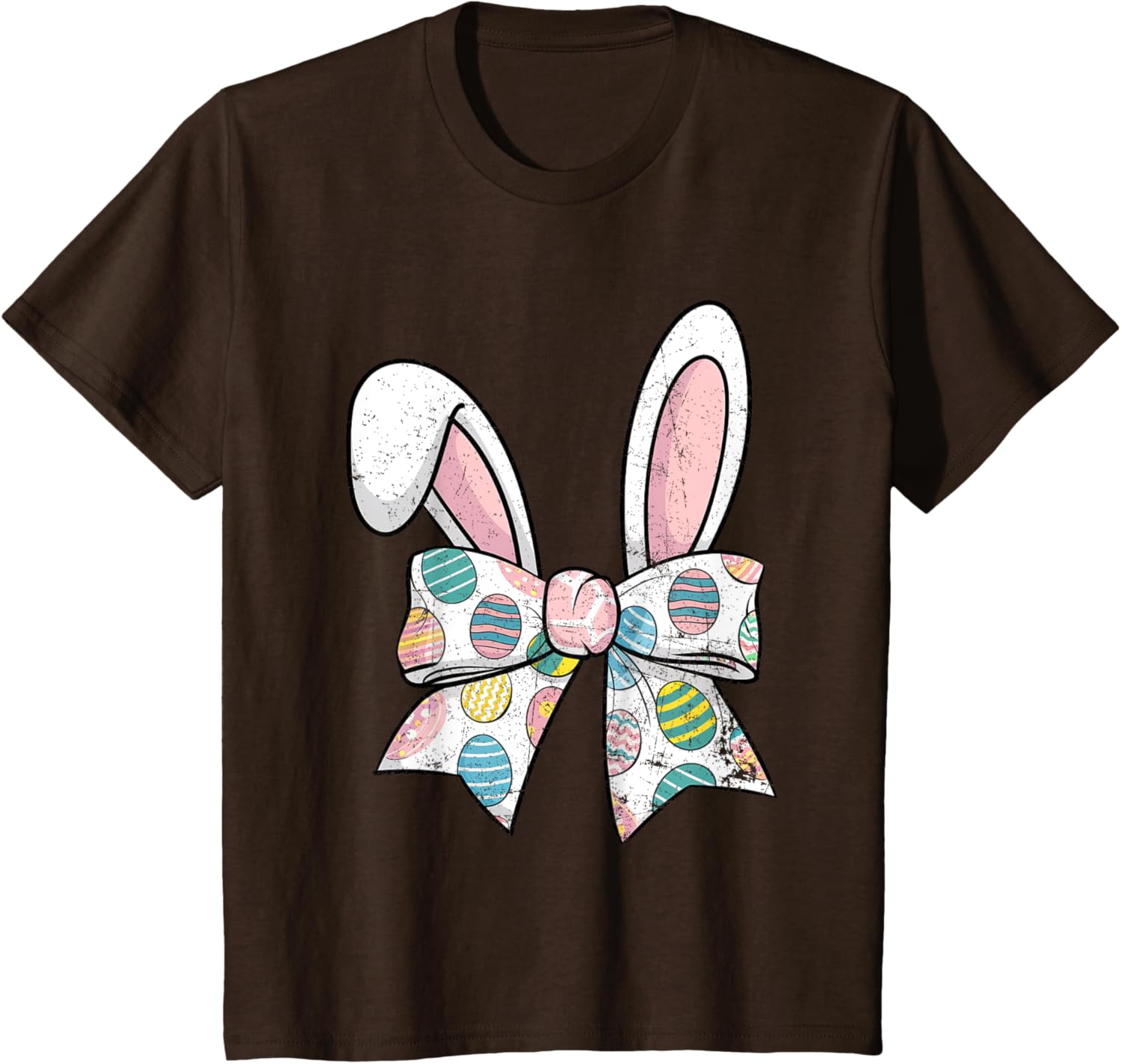 Easter Day Coquette Bow Cute Bunny Rabbit Girls Teens Kids T-Shirt