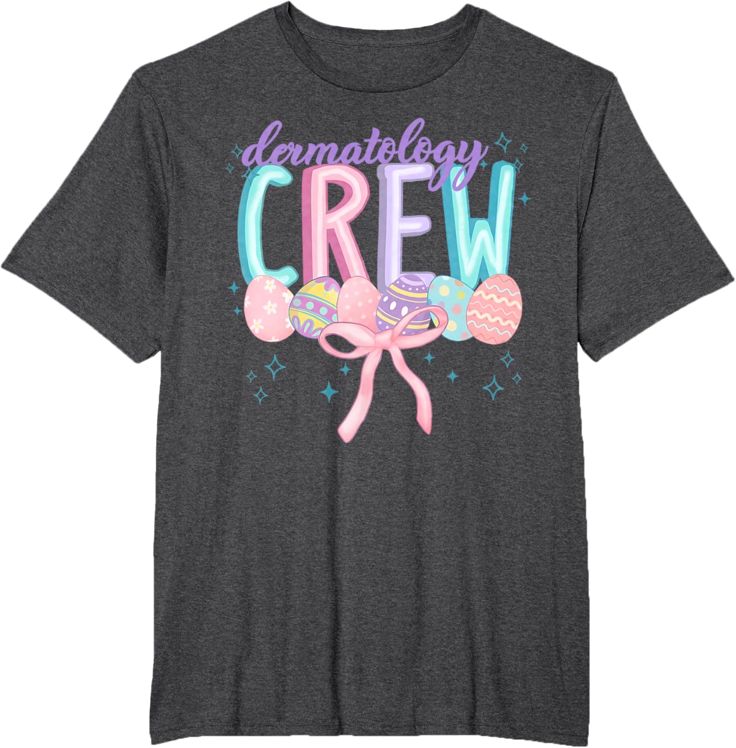 Easter Dermatology Crew Spring Coquette Nurse Graduation T-Shirt