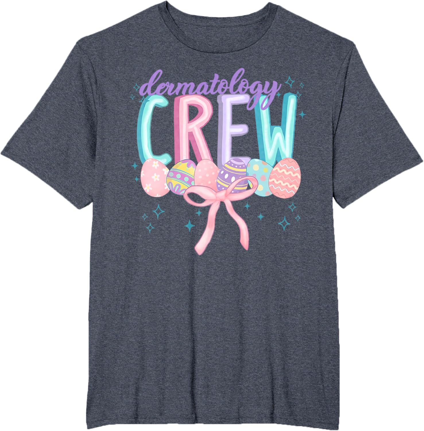 Easter Dermatology Crew Spring Coquette Nurse Graduation T-Shirt