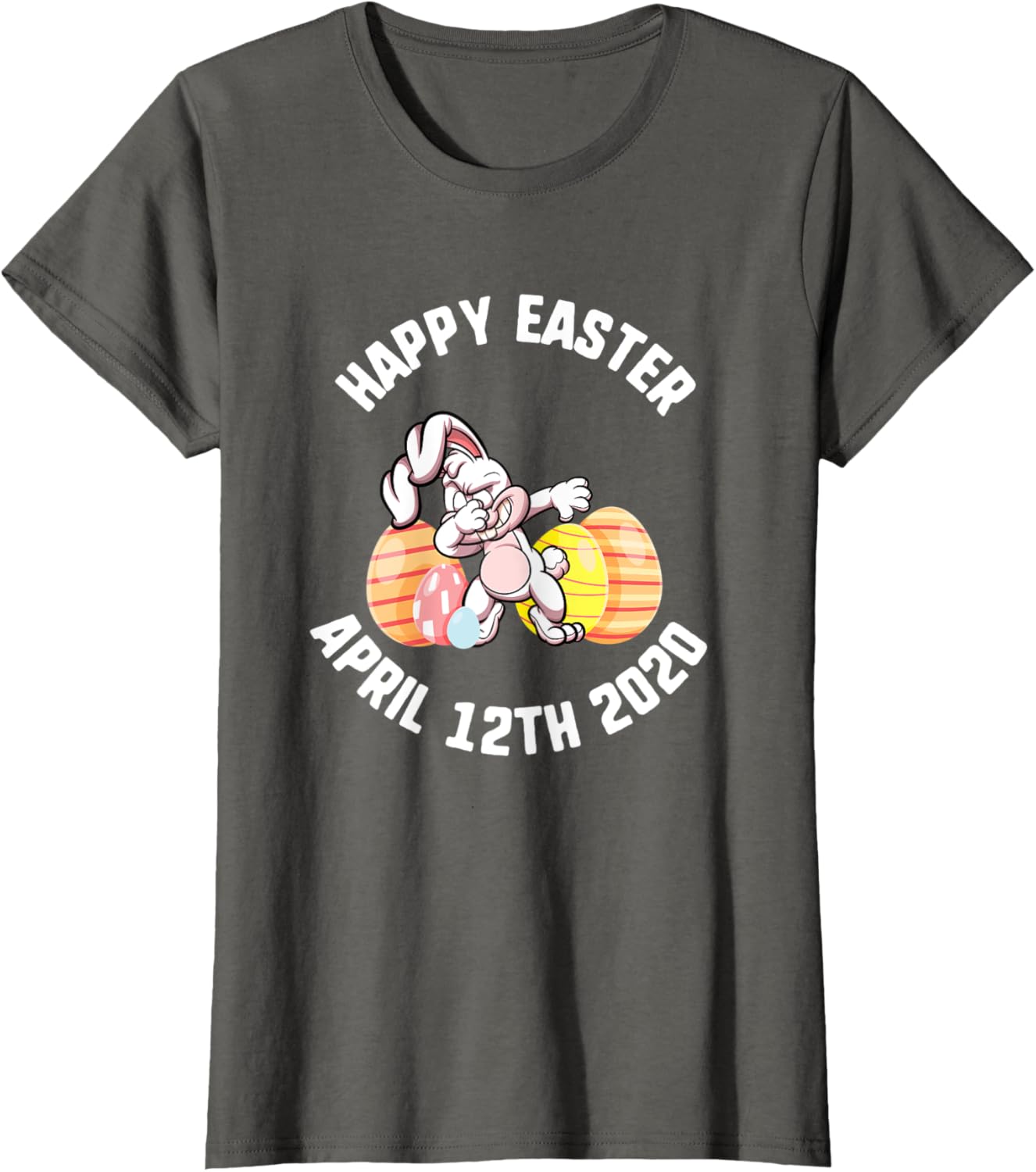 Easter Happy April 12th 2020 Dabbing Bunny Spring Kids T-Shirt