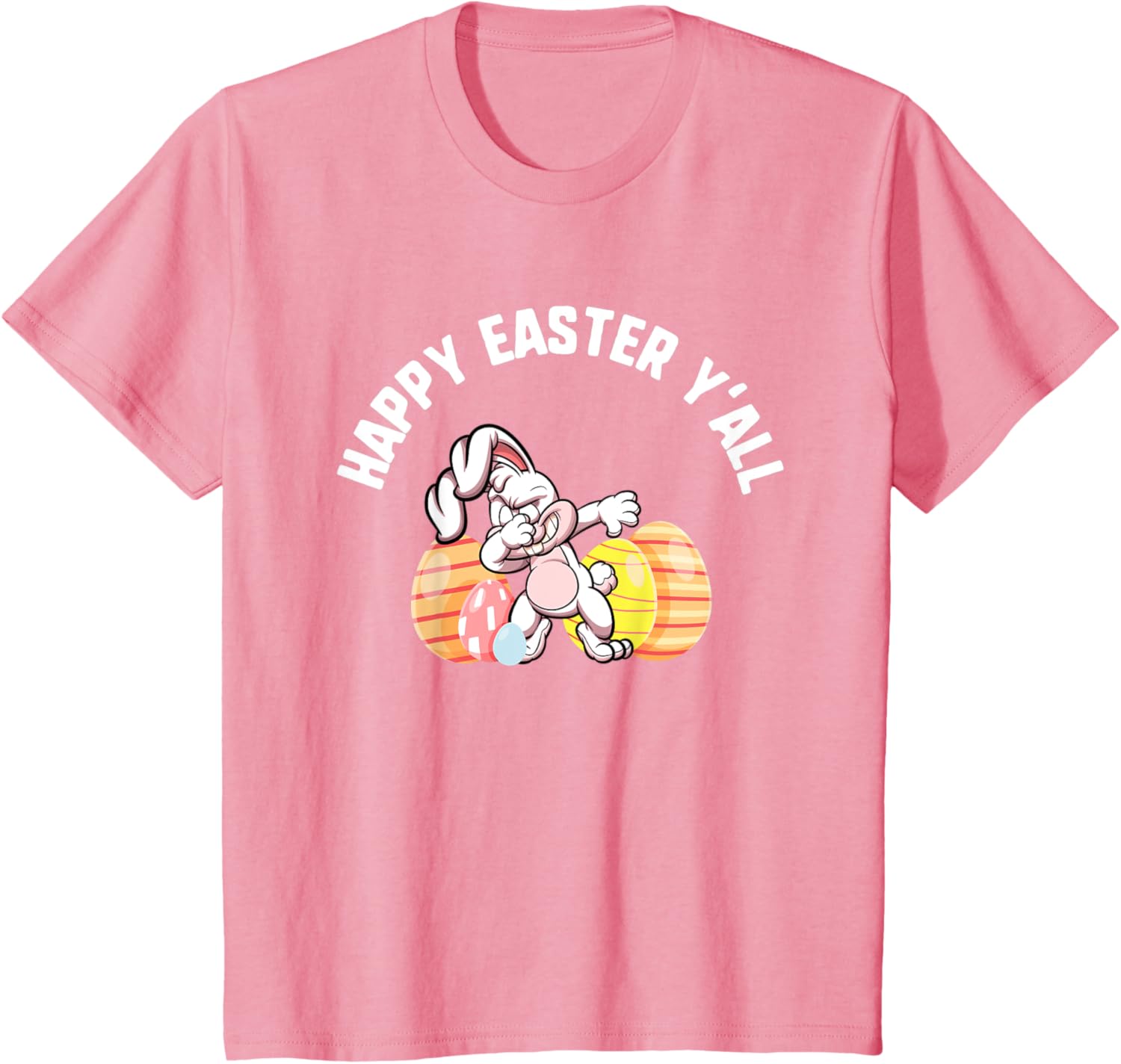 Easter Happy Yall Dabbing Bunny Candy kids Gift Spring T-Shirt