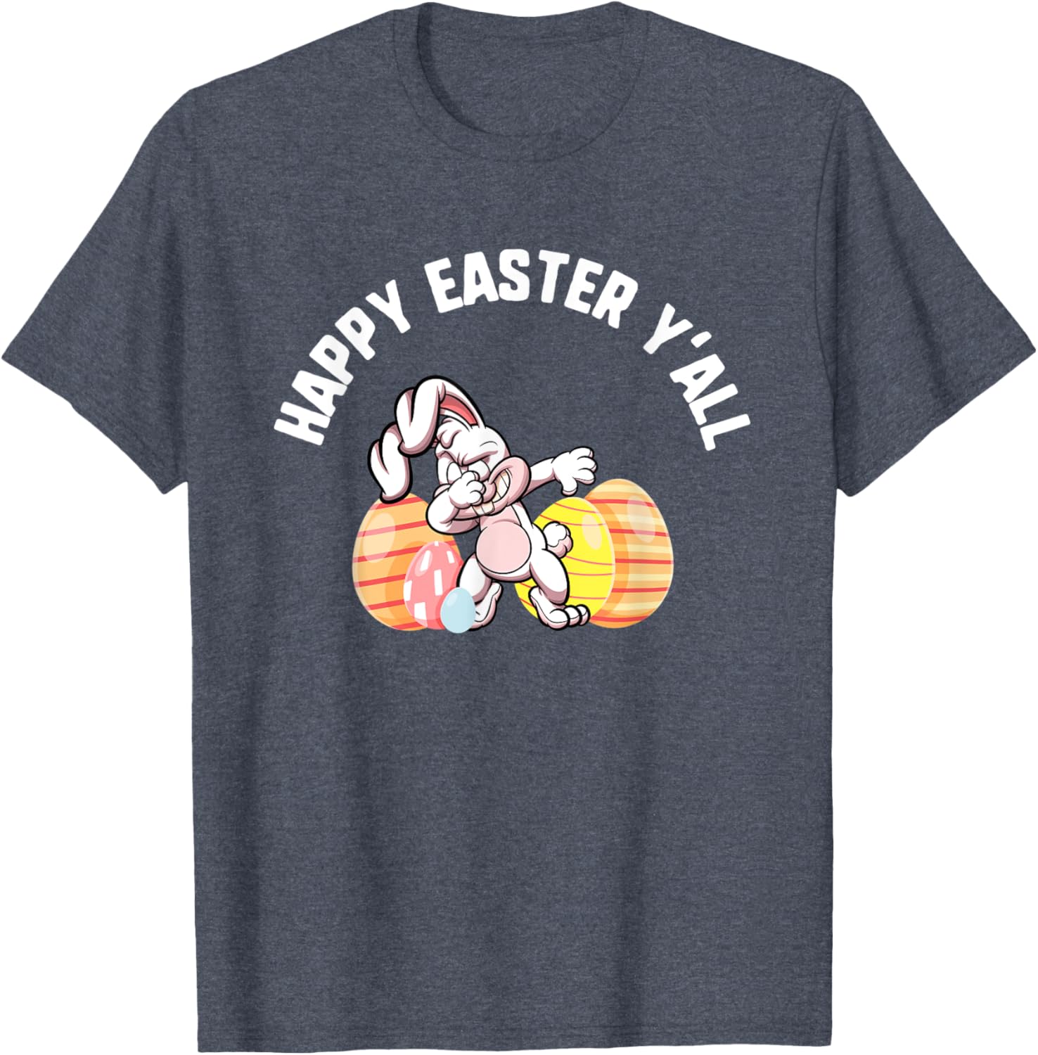 Easter Happy Yall Dabbing Bunny Candy kids Gift Spring T-Shirt