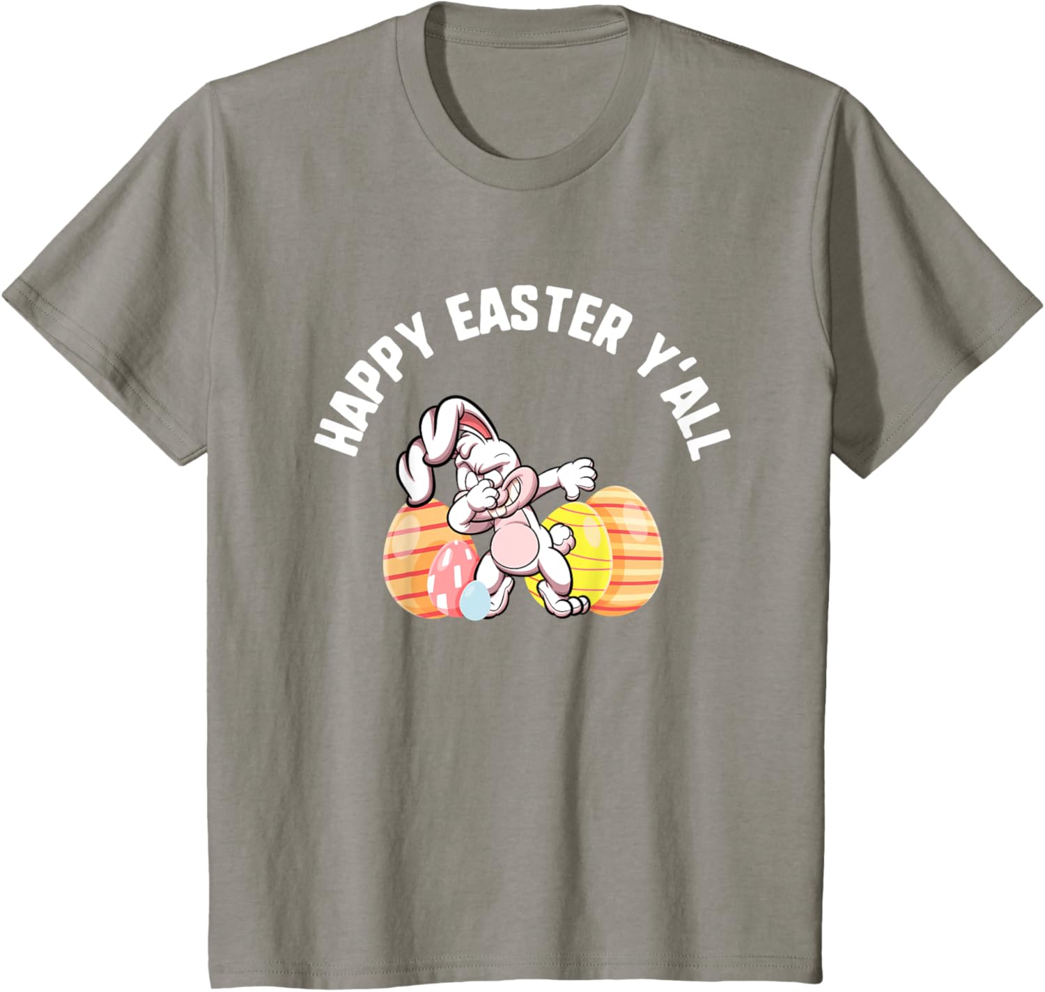 Easter Happy Yall Dabbing Bunny Candy kids Gift Spring T-Shirt