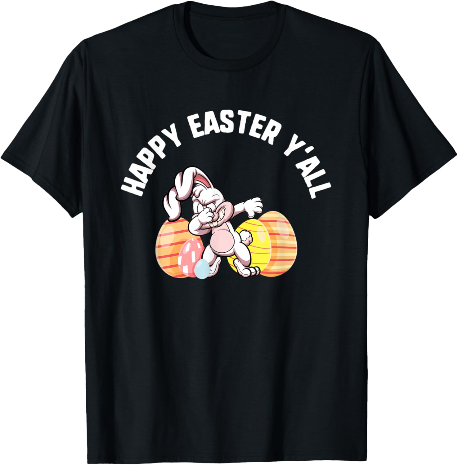 Easter Happy Yall Dabbing Bunny Candy kids Gift Spring T-Shirt