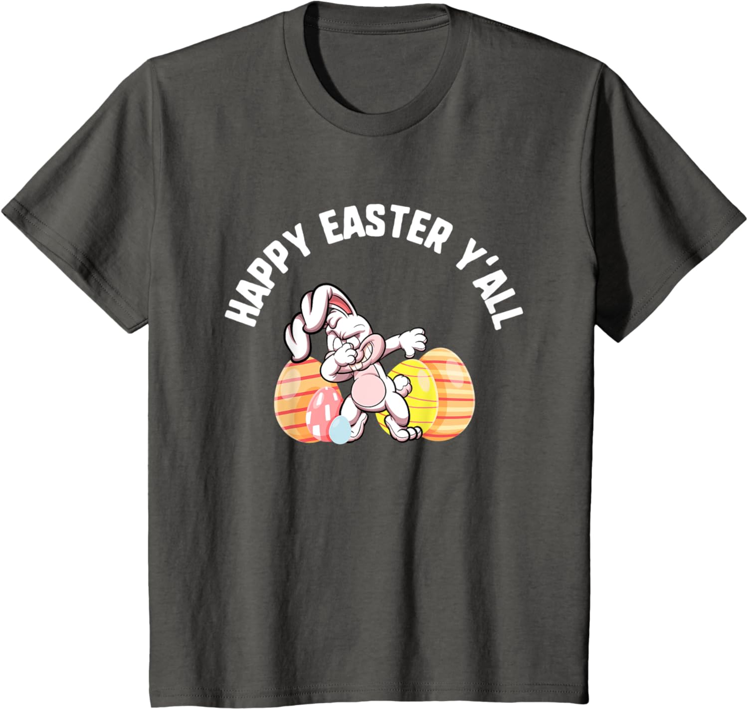 Easter Happy Yall Dabbing Bunny Candy kids Gift Spring T-Shirt