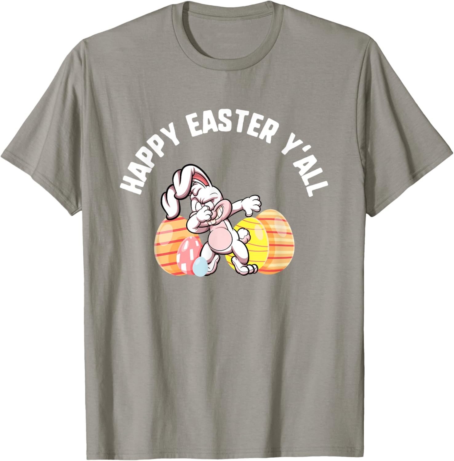 Easter Happy Yall Dabbing Bunny Candy kids Gift Spring T-Shirt