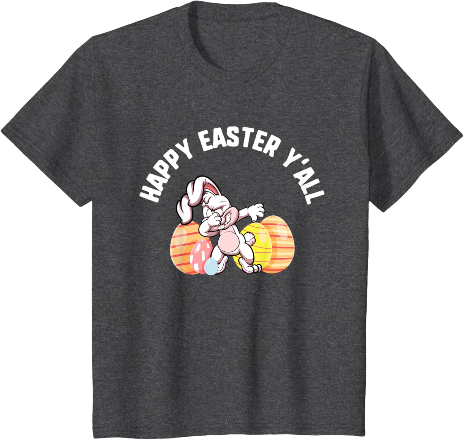 Easter Happy Yall Dabbing Bunny Candy kids Gift Spring T-Shirt