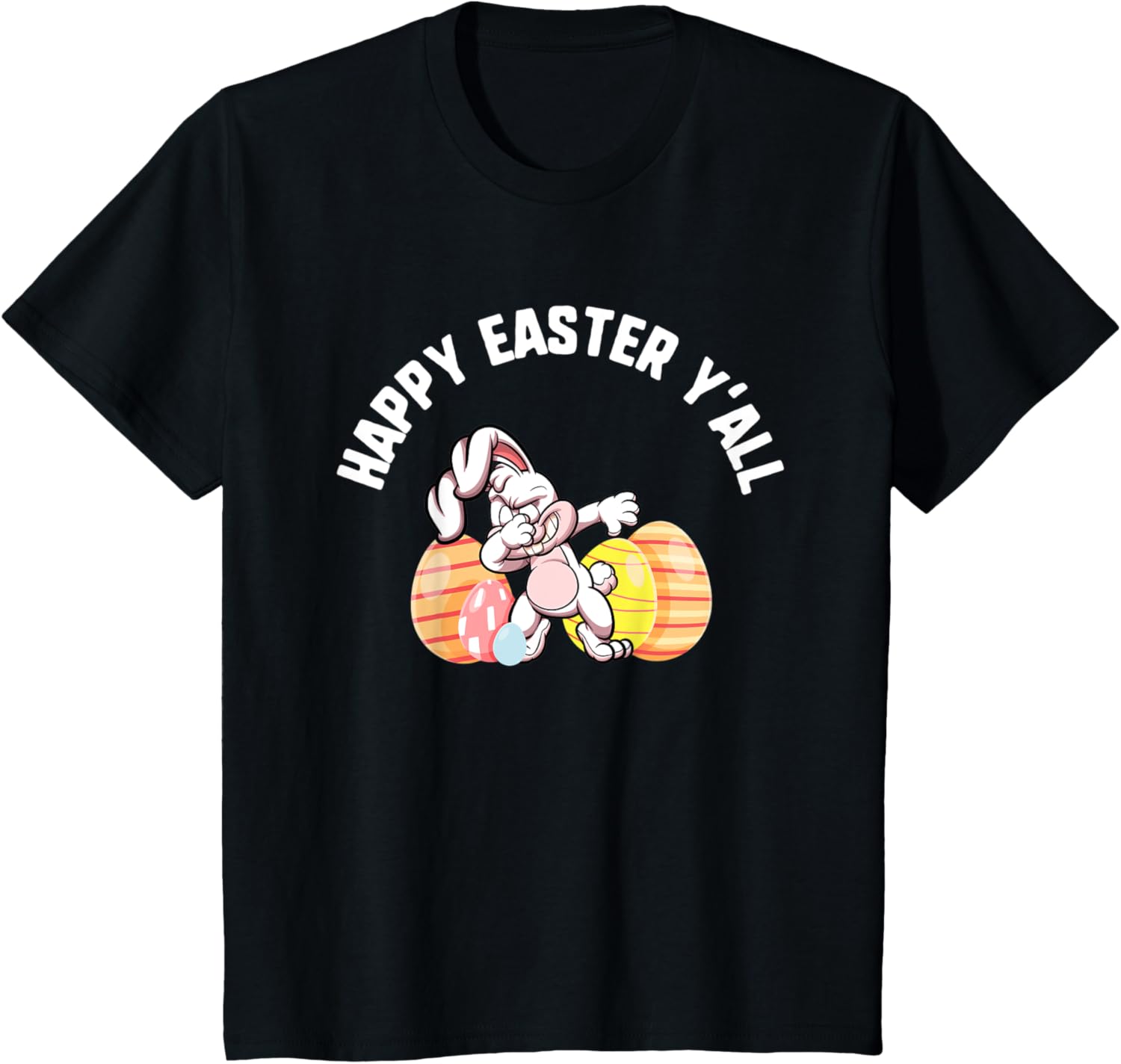 Easter Happy Yall Dabbing Bunny Candy kids Gift Spring T-Shirt