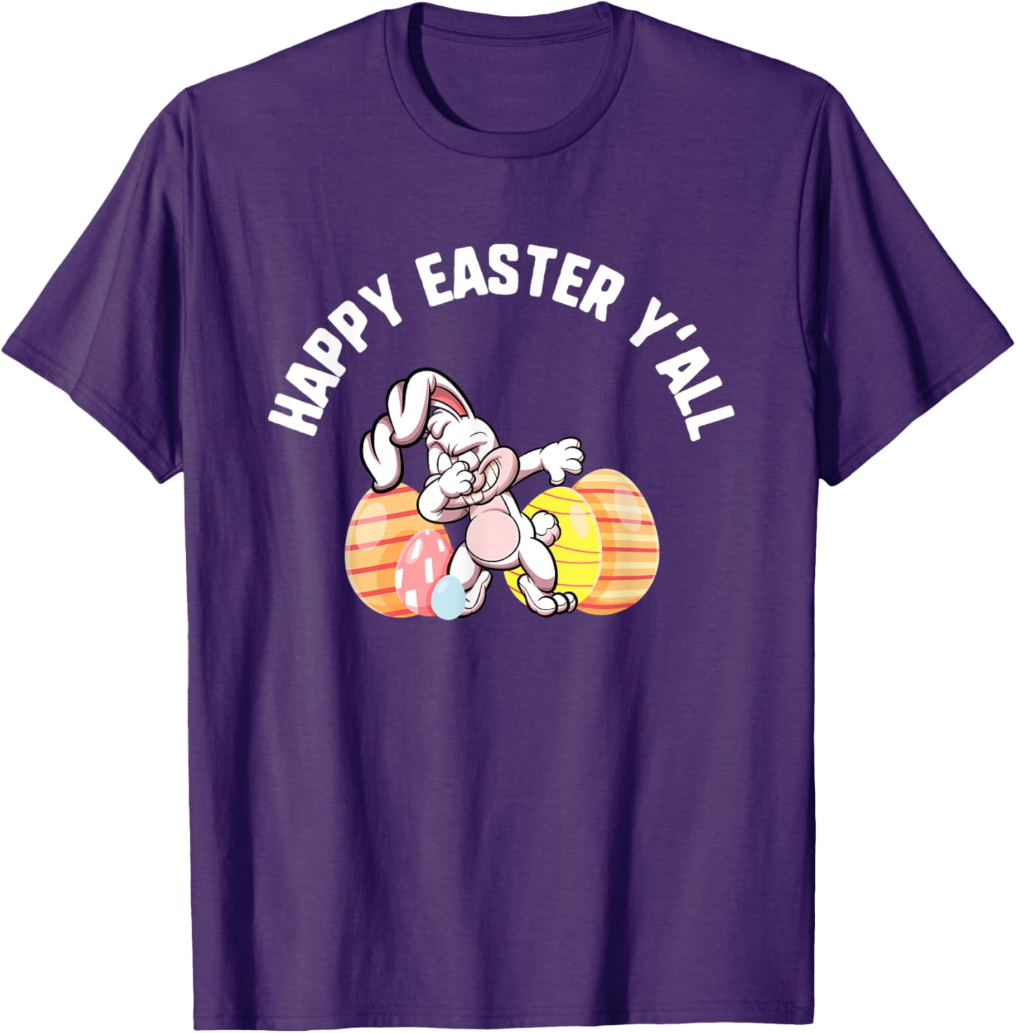 Easter Happy Yall Dabbing Bunny Candy kids Gift Spring T-Shirt