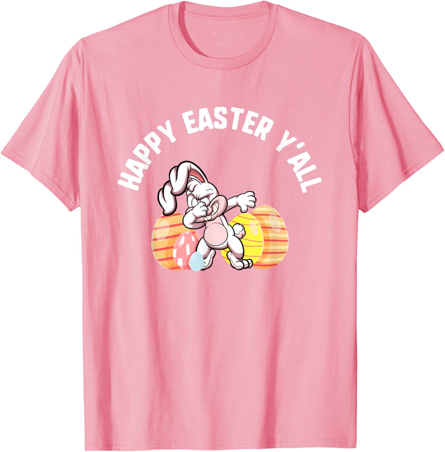 Easter Happy Yall Dabbing Bunny Candy kids Gift Spring T-Shirt