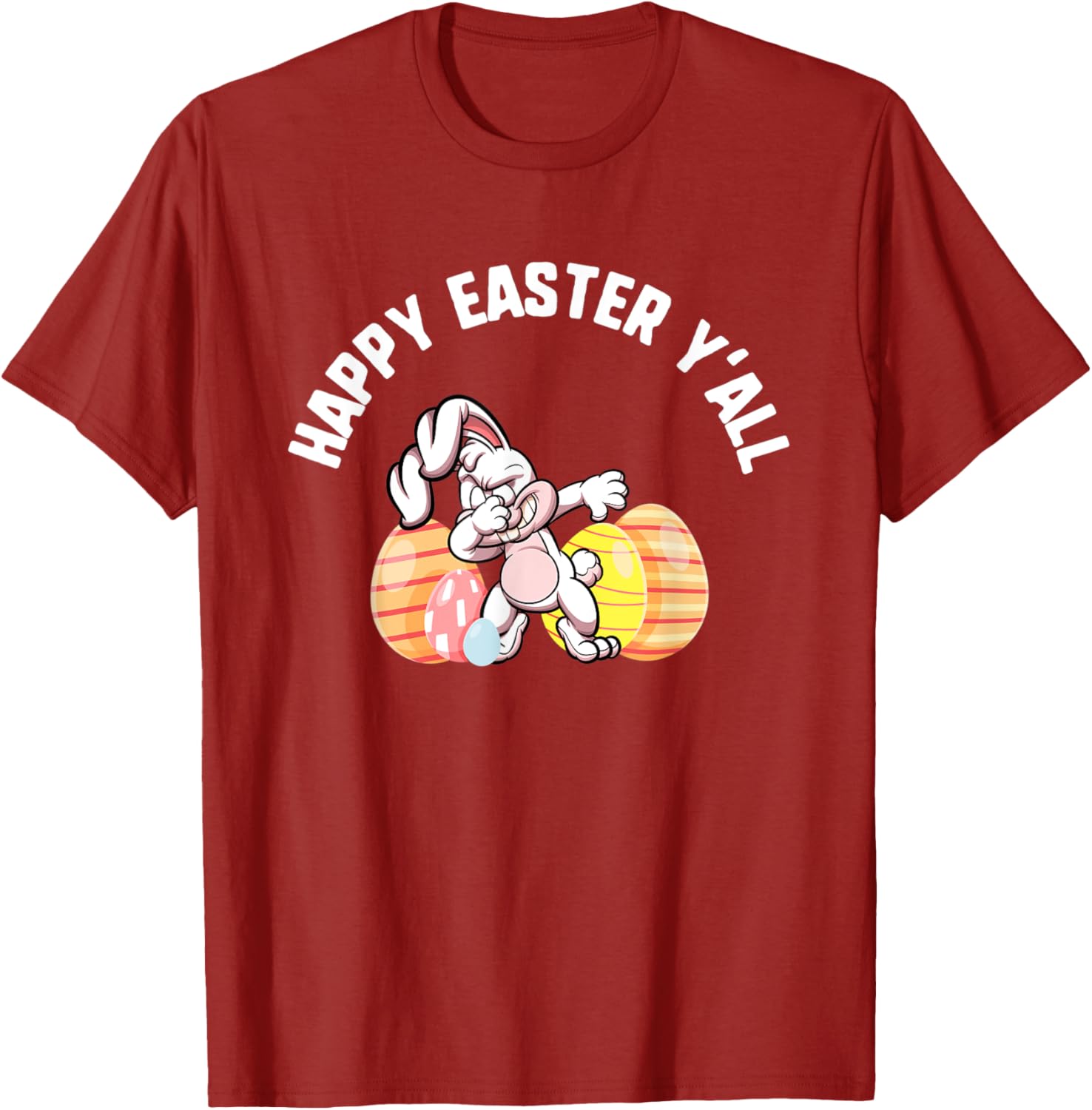 Easter Happy Yall Dabbing Bunny Candy kids Gift Spring T-Shirt